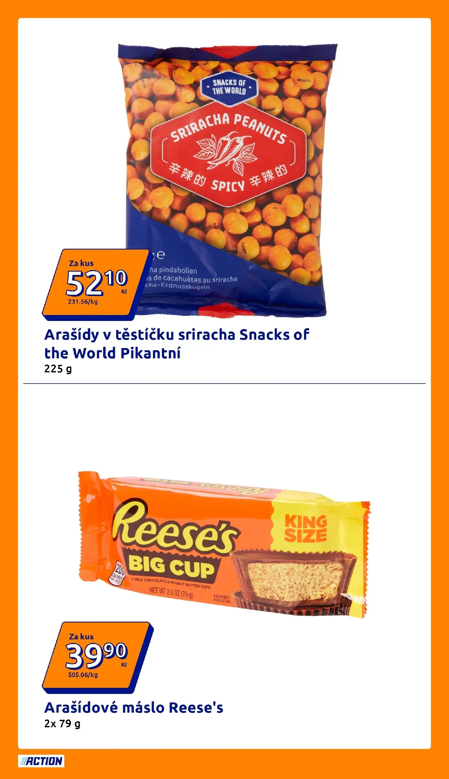 Action leták od 15.07.2026 - Akční leták online | Strana: 28 | Produkty: Máslo, Sriracha, Arašídy, Milk chocolate
