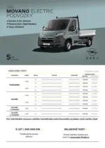 Opel OPEL MOVANO ELECTRIC PODVOZKY &ndash; do 30.09.2026