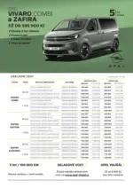 Opel OPEL VIVARO COMBI a ZAFIRA &ndash; do 30.09.2026
