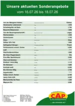 CAP-Markt Aktuelle Sonderaktionen - bis 18.07.2026