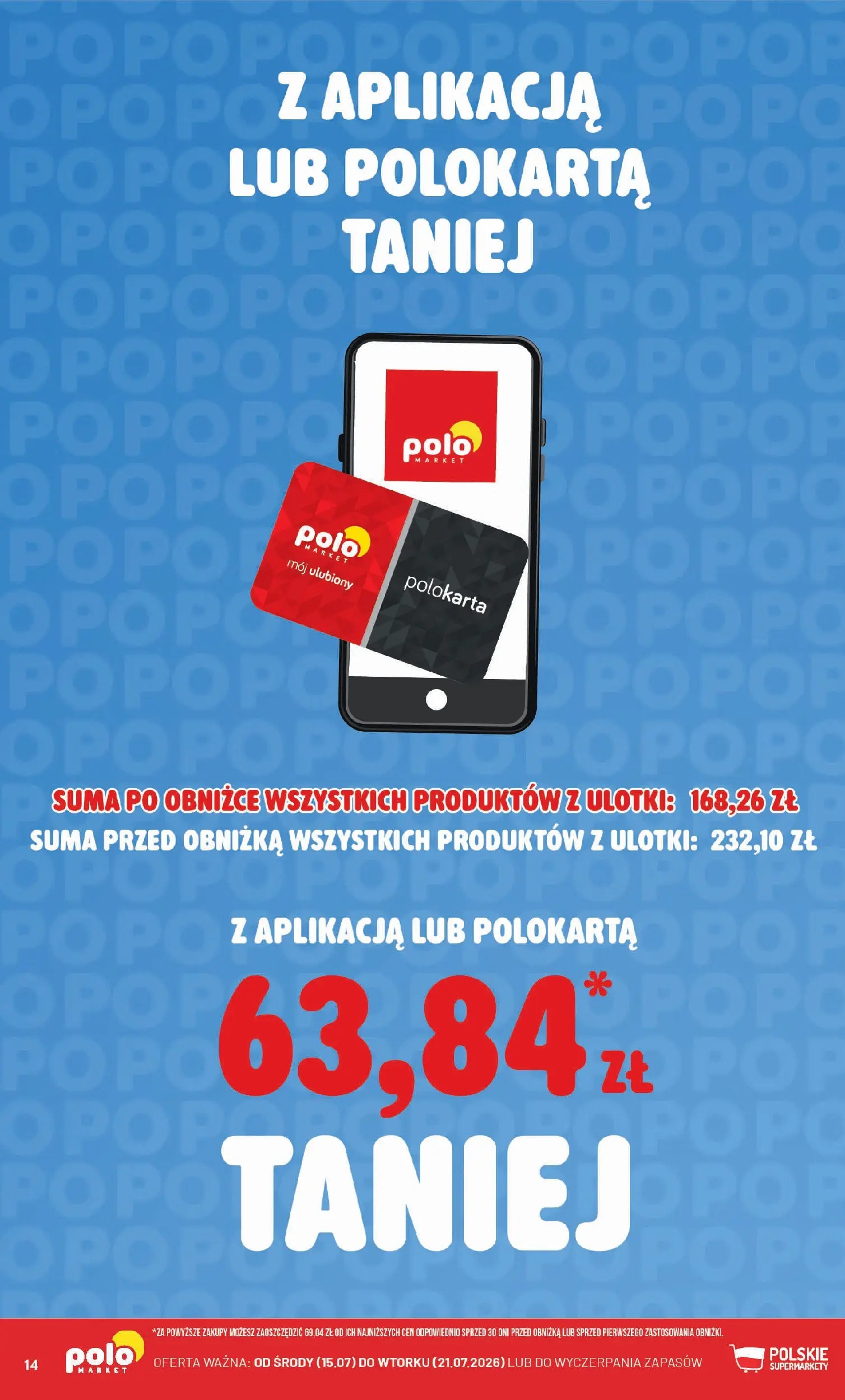 Nowa POLOmarket gazetka od jutra 15.07.2026 | Strona: 14