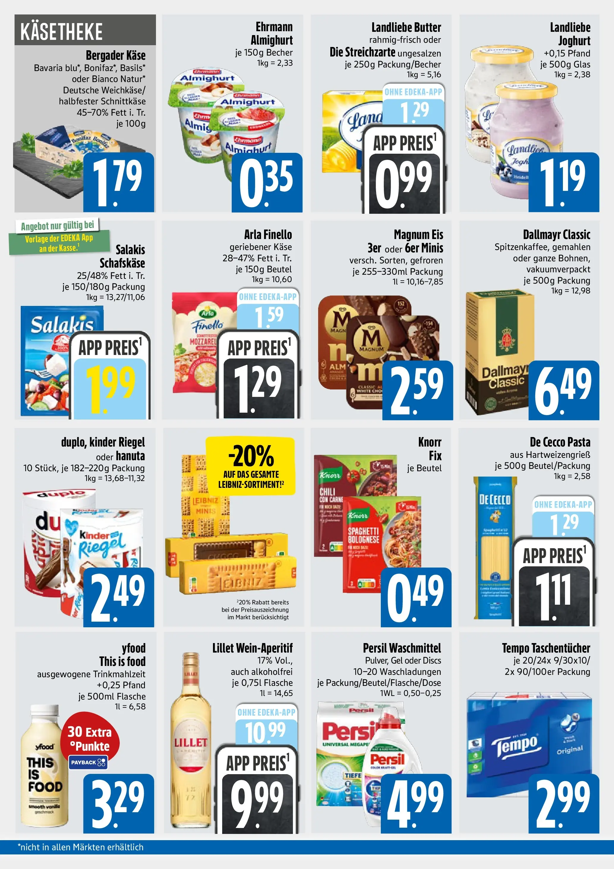 Angebote - E xpress: Wochenangebote (ab 20.07.2026) zum Blättern | Seite: 2 | Produkte: Joghurt, Dallmayr, Eis, Schafskase