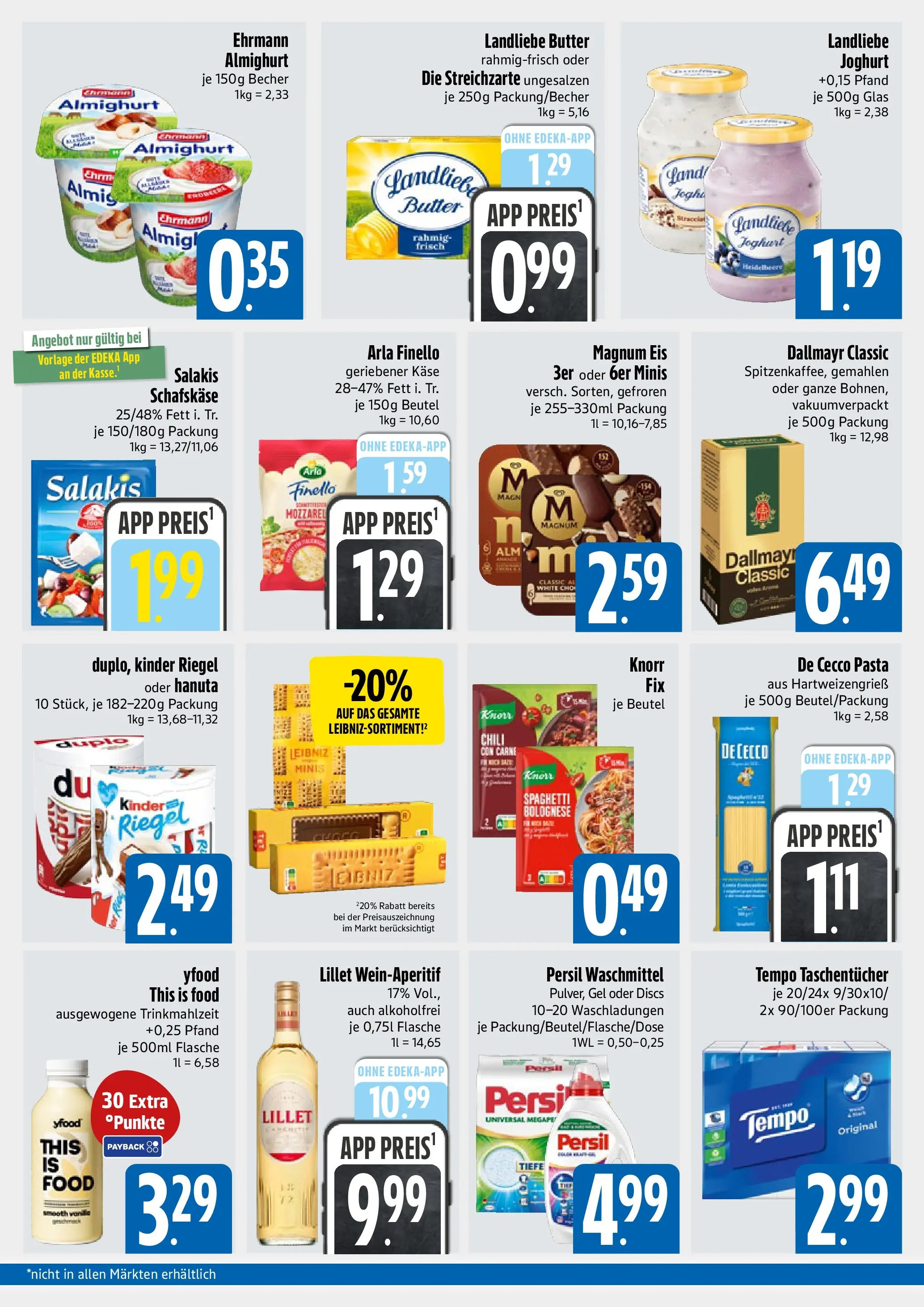 Angebote - E xpress: Wochenangebote (ab 20.07.2026) zum Blättern | Seite: 2 | Produkte: Butter, YFood, Chili, Eis
