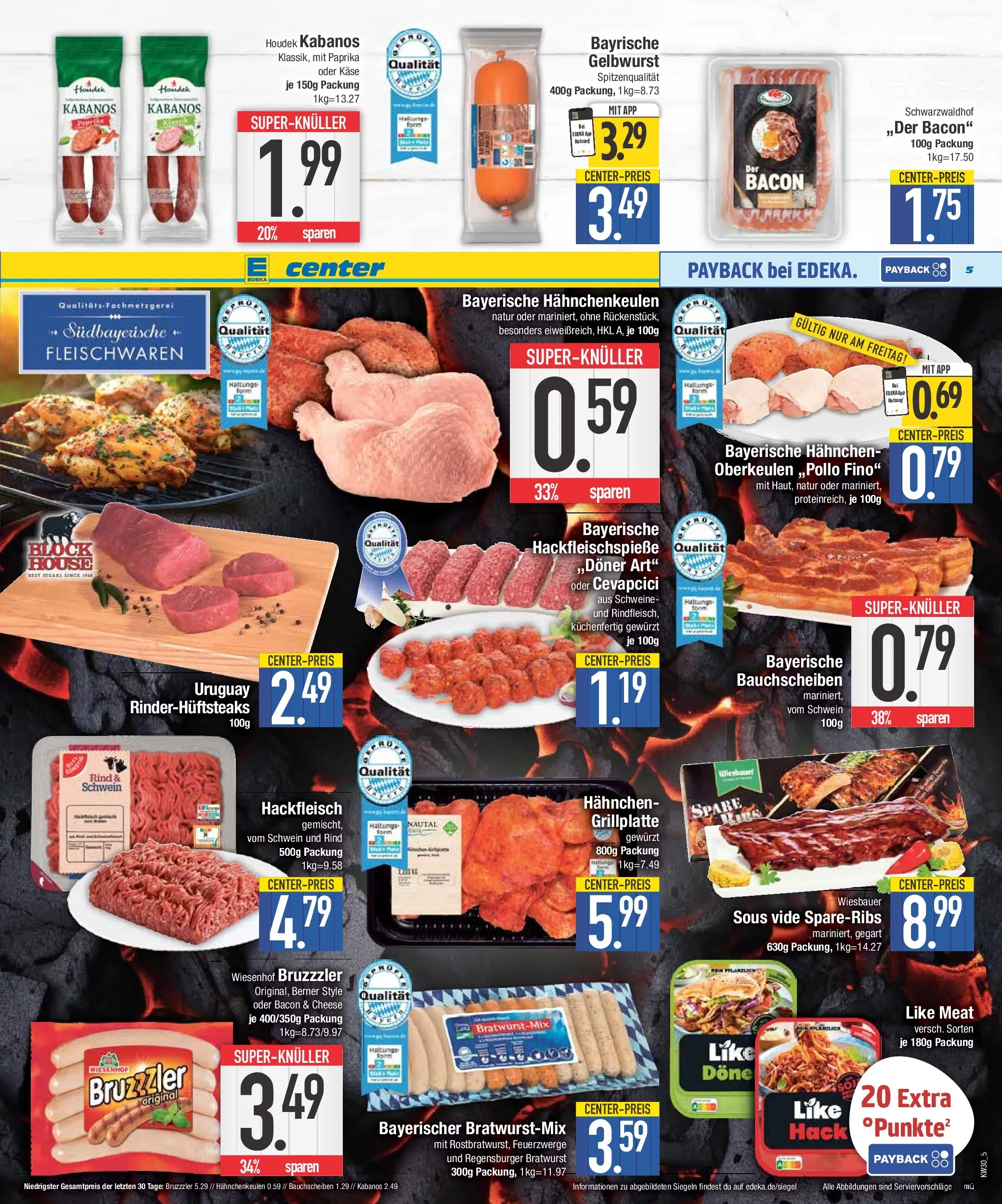 E center Prospekt Bad Reichenhall (ab 20.07.2026) zum Blättern | Seite: 5 | Produkte: Käse, Cevapcici, Paprika, Hackfleisch