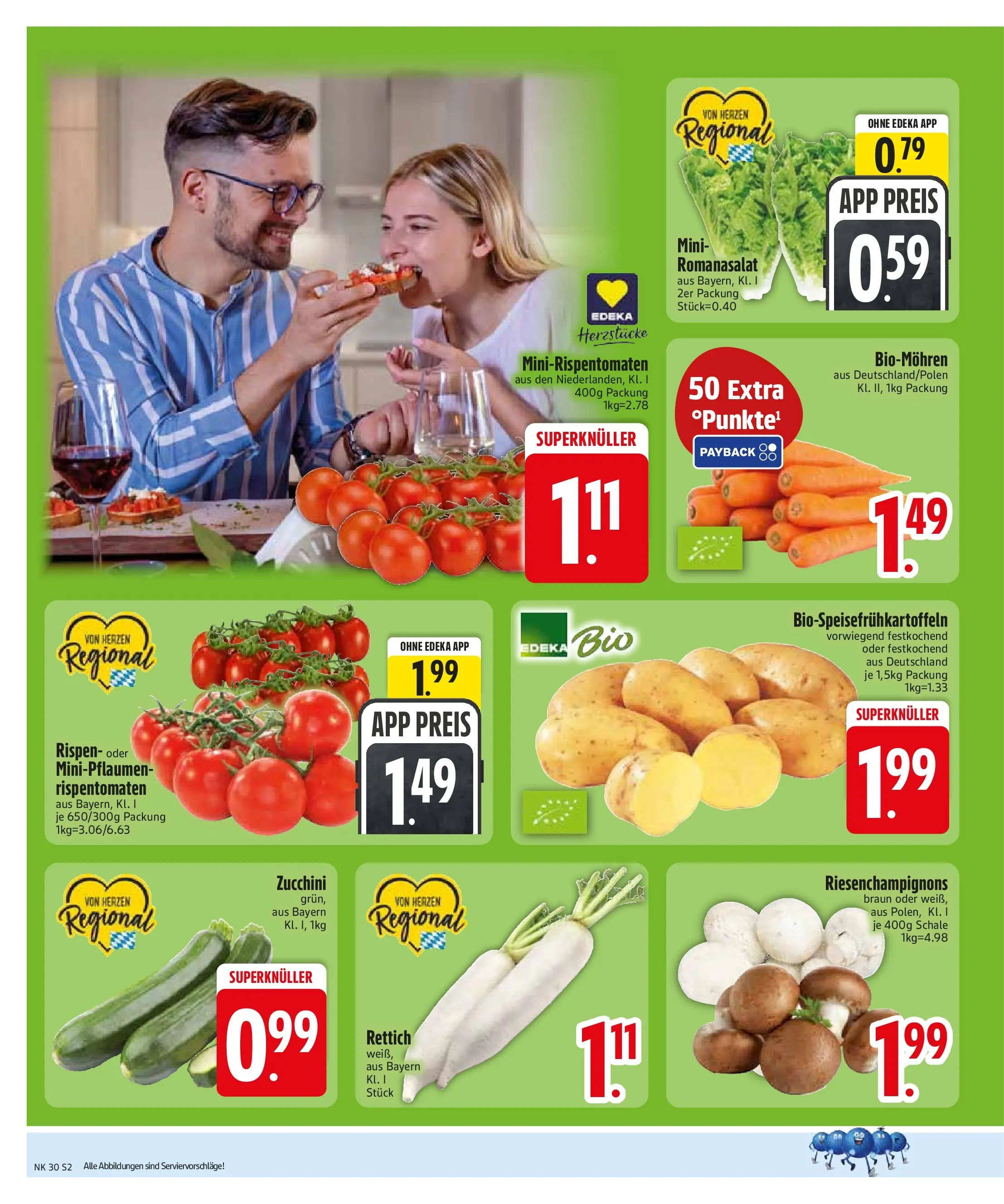 Edeka prospekt Trostberg (ab 20.07.2026) » Angebote Online | Seite: 4 | Produkte: Zucchini