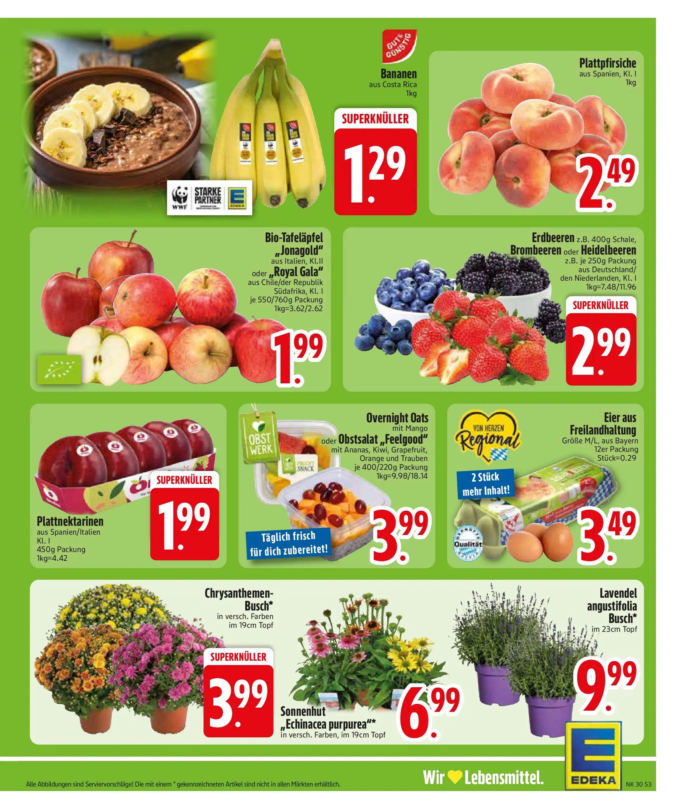 Edeka prospekt Trostberg (ab 20.07.2026) » Angebote Online | Seite: 5 | Produkte: Eier, Trauben, Lavendel, Erdbeeren