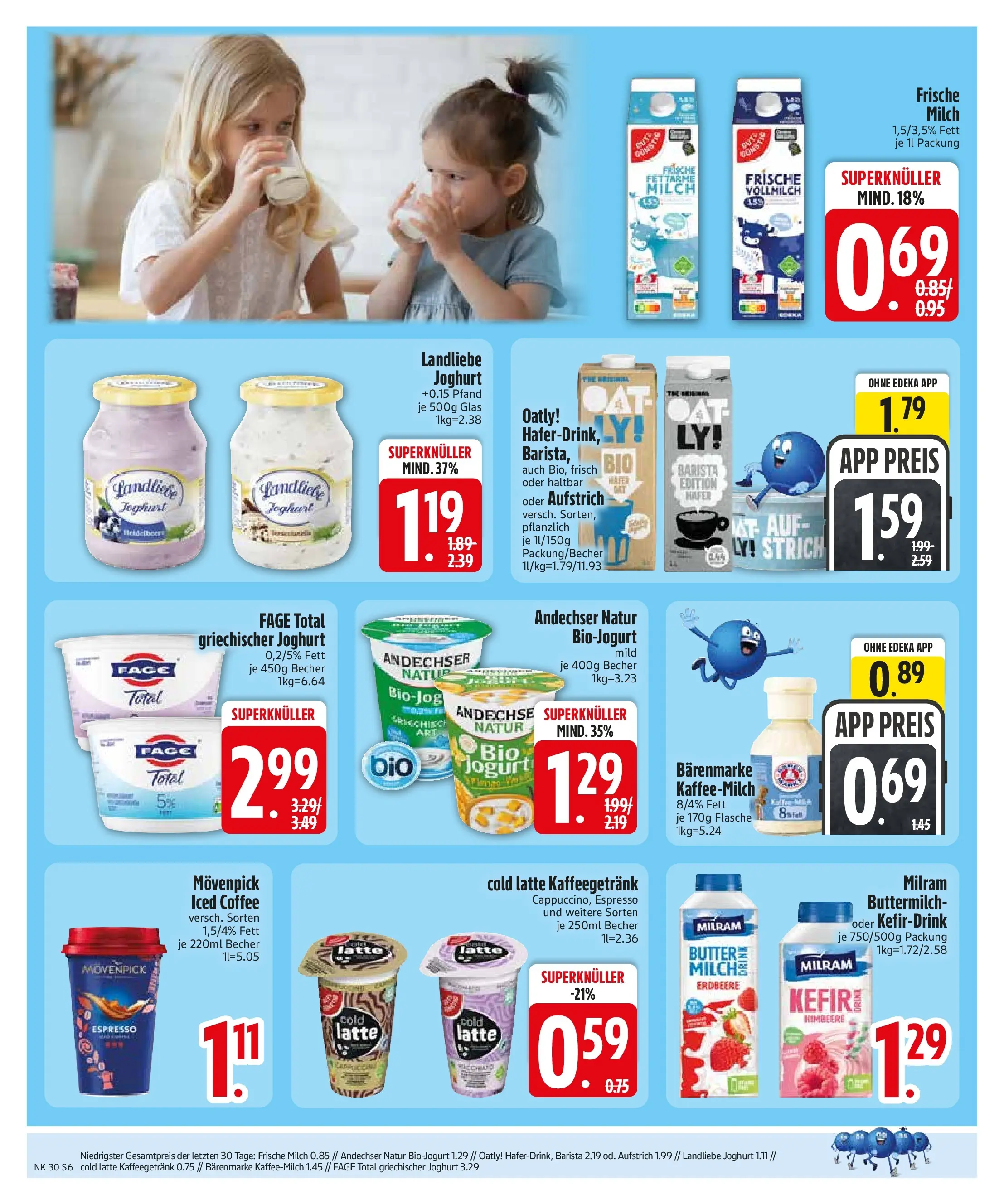 Edeka prospekt Trostberg (ab 20.07.2026) » Angebote Online | Seite: 8 | Produkte: Butter, Oatly, Landliebe joghurt, Himbeere