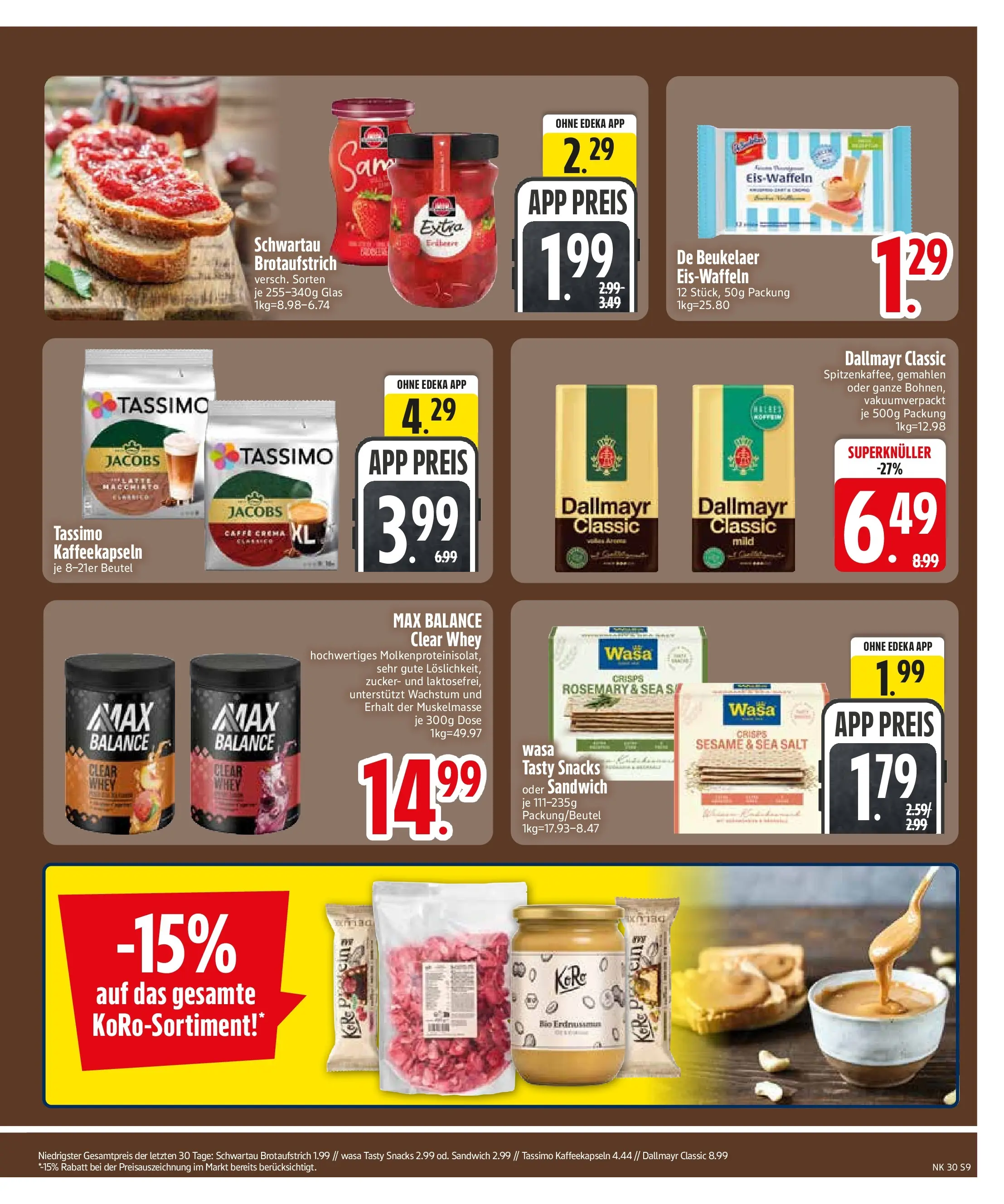 Edeka prospekt Trostberg (ab 20.07.2026) » Angebote Online | Seite: 11 | Produkte: Dallmayr, Zucker, Schwartau extra, Tassimo