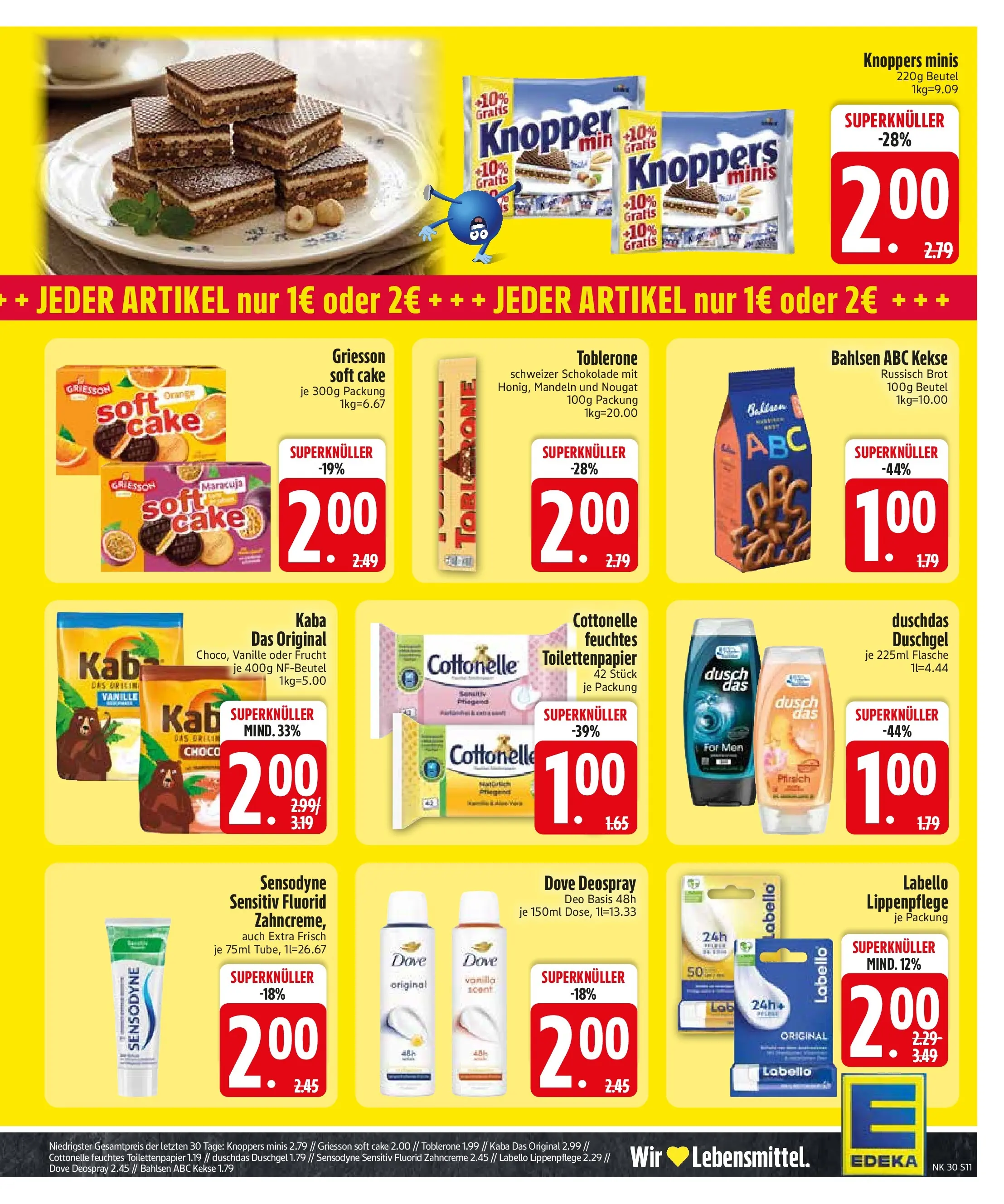 Edeka prospekt Trostberg (ab 20.07.2026) » Angebote Online | Seite: 13 | Produkte: Duschdas, Deospray, Brot, Kekse