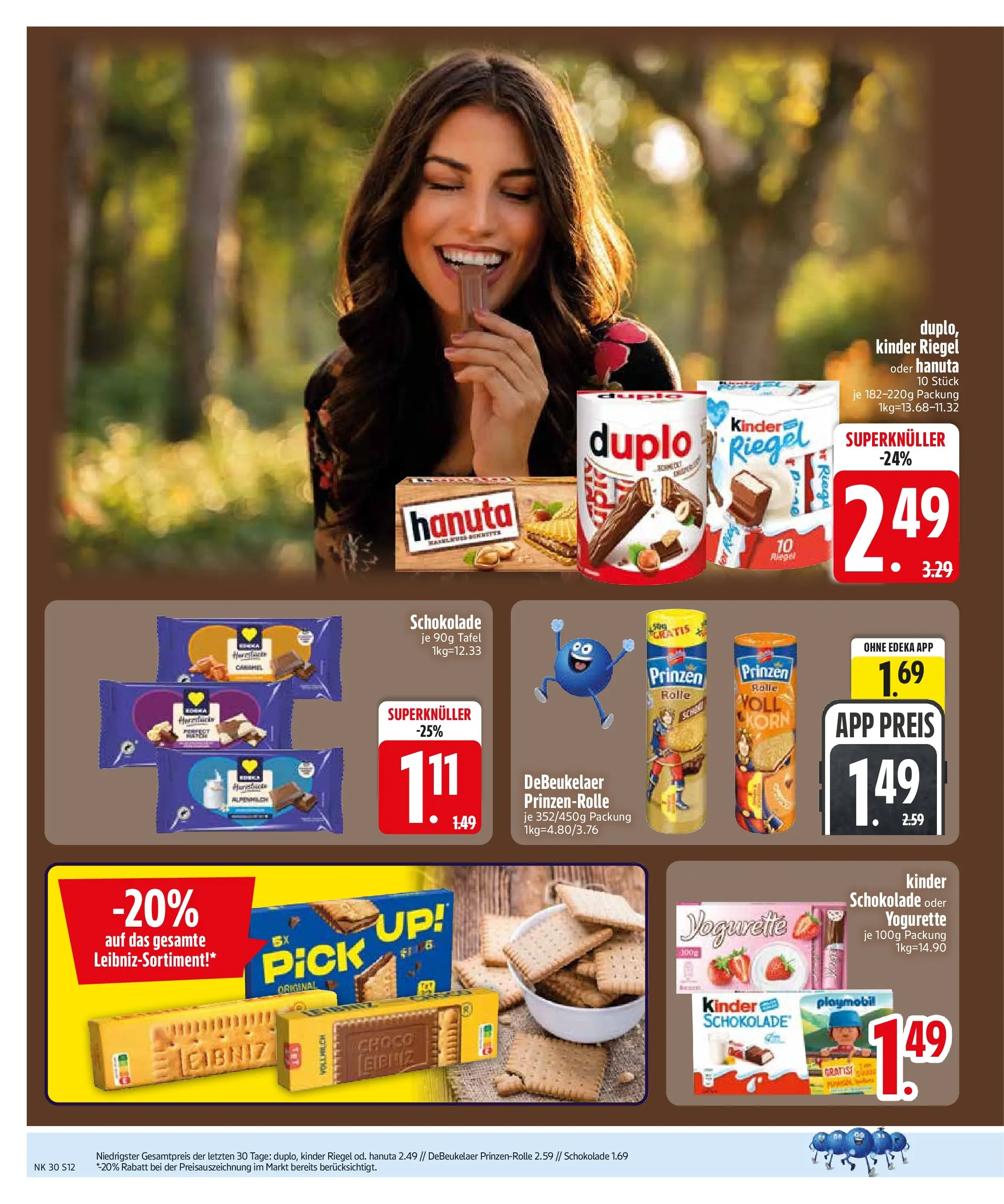 Edeka prospekt Trostberg (ab 20.07.2026) » Angebote Online | Seite: 14 | Produkte: Yogurette, Schokolade, Kinder riegel