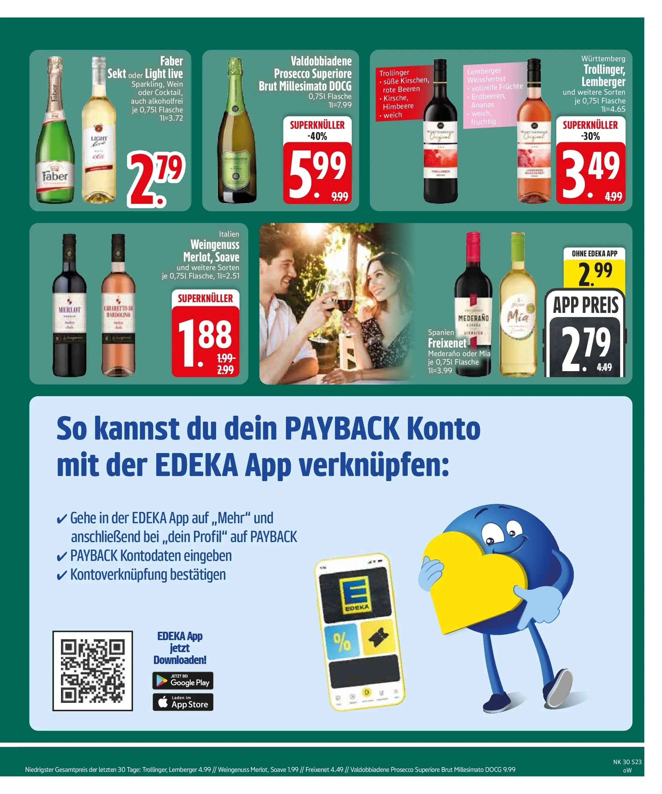 Edeka prospekt Trostberg (ab 20.07.2026) » Angebote Online | Seite: 25 | Produkte: Ananas, Prosecco, Himbeere, Wein