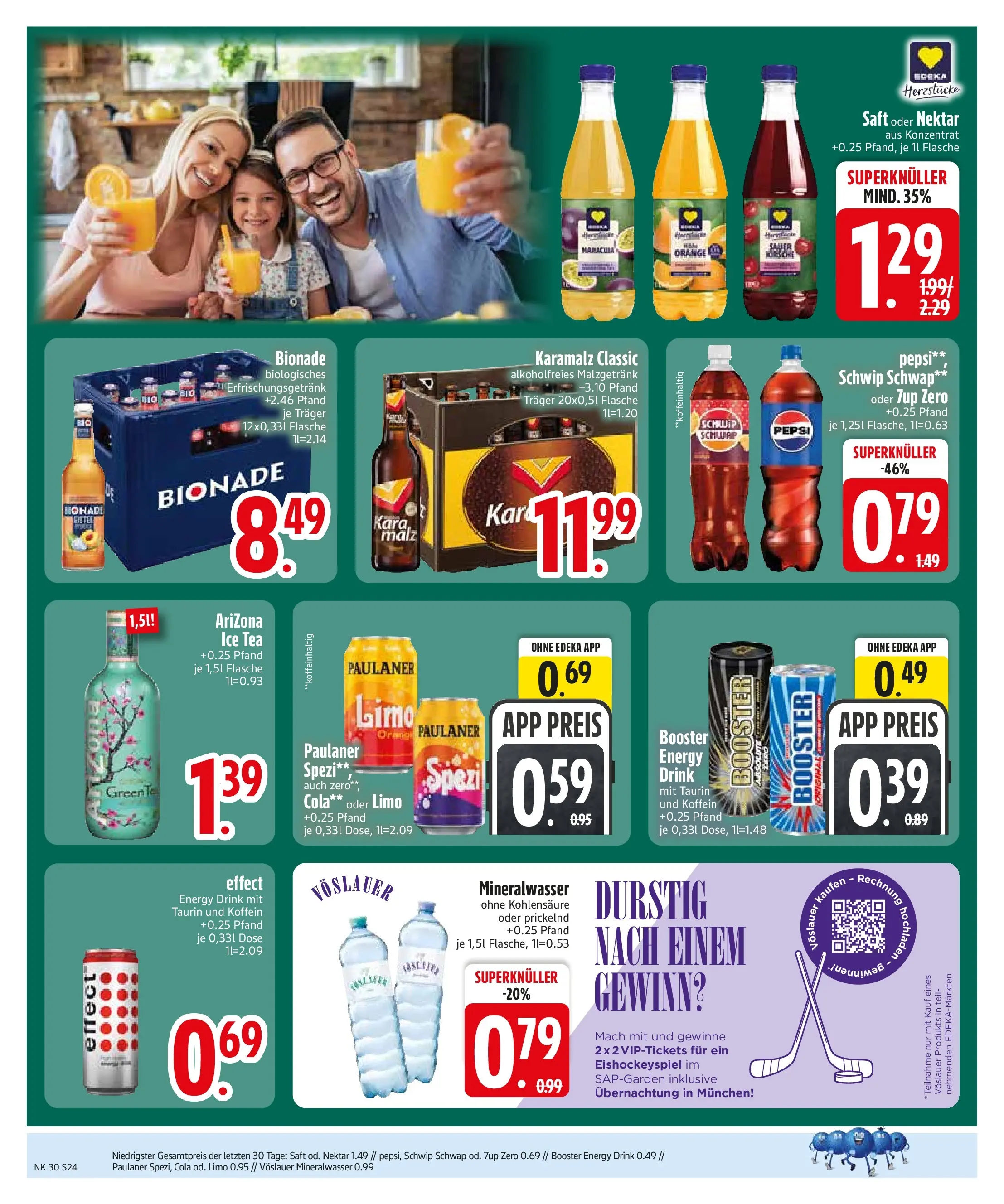 Edeka prospekt Trostberg (ab 20.07.2026) » Angebote Online | Seite: 26 | Produkte: Cola, Schwip schwap, Bionade, Paulaner