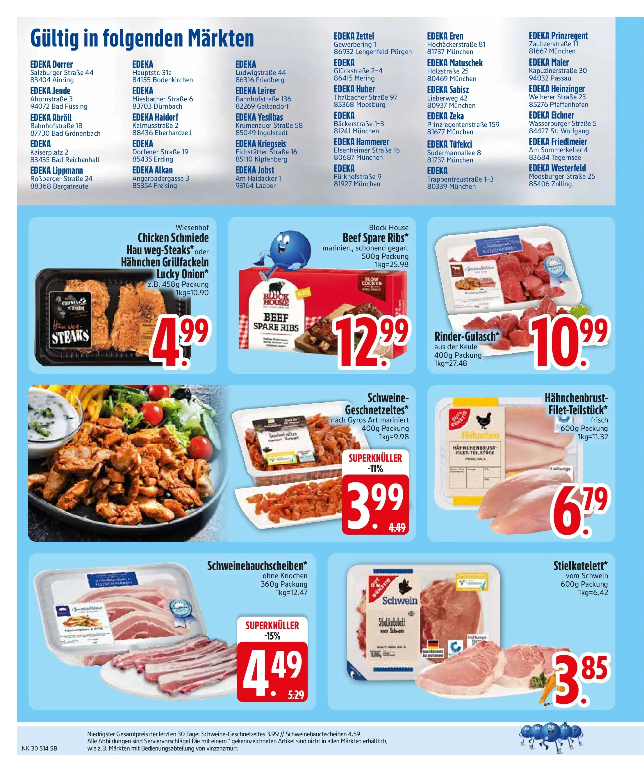 Edeka prospekt Zolling (ab 20.07.2026) » Angebote Online | Seite: 16 | Produkte: Hahnchen, Bad, Gyros, Hahnchenbrust