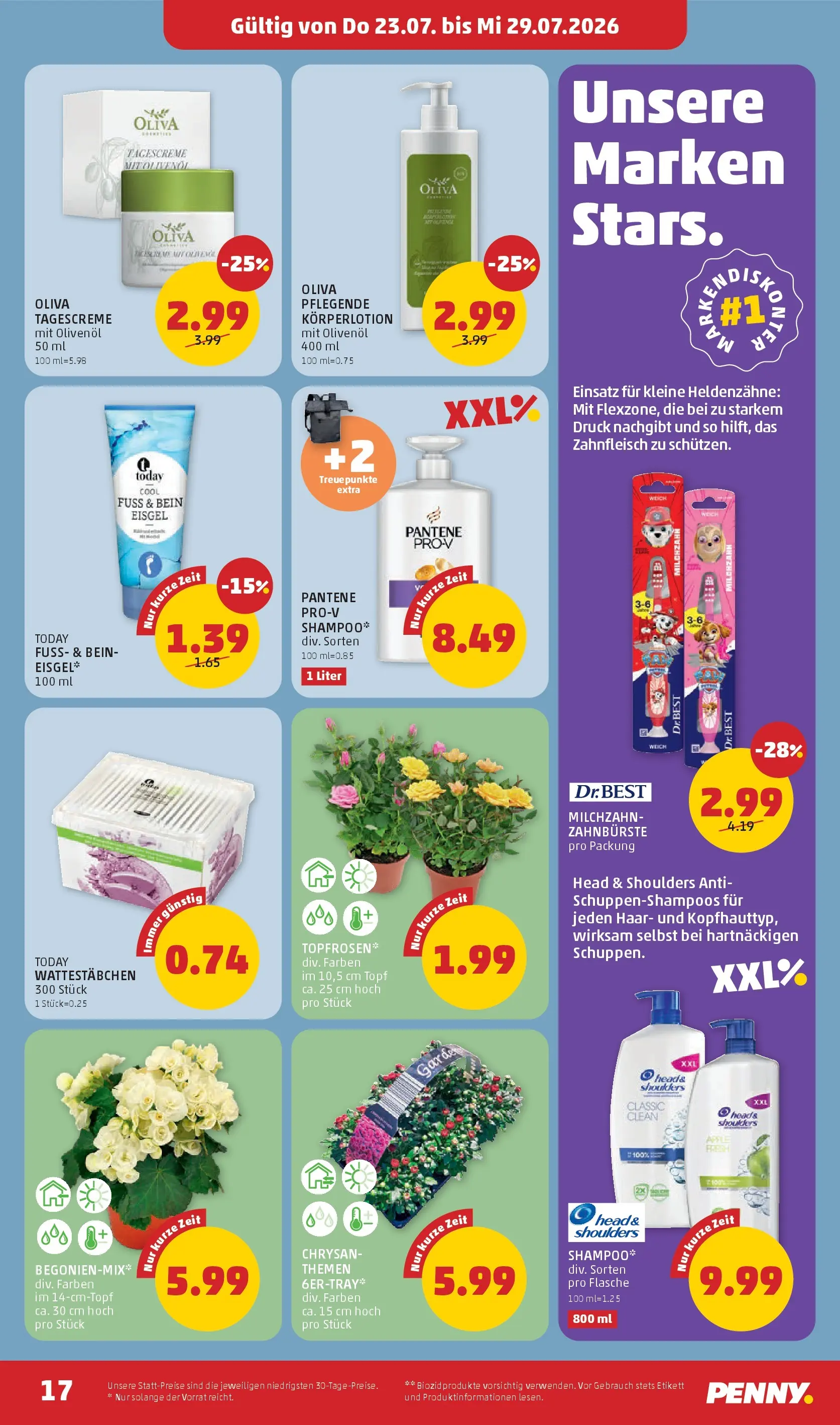 Penny Markt Die ganze Woche sparen ab (23.07.2026) - Angebote, Prospekt | Seite: 17