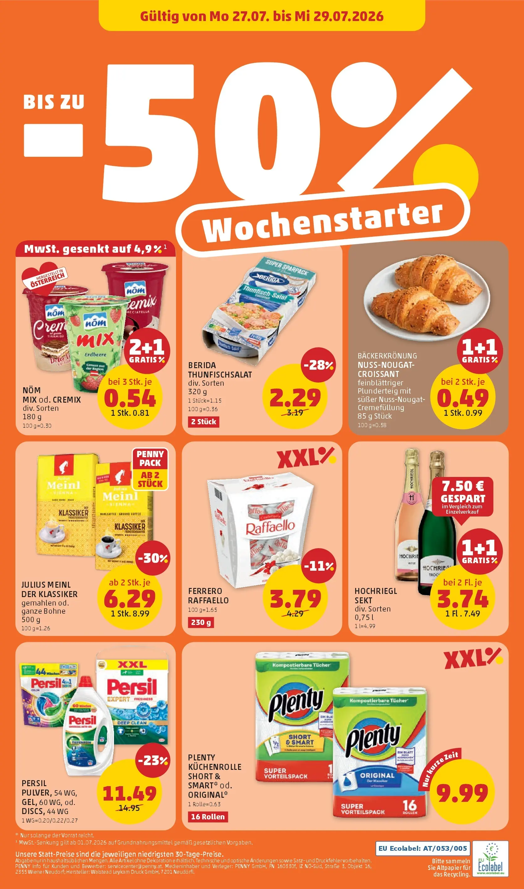 Penny Markt Die ganze Woche sparen ab (23.07.2026) - Angebote, Prospekt | Seite: 24