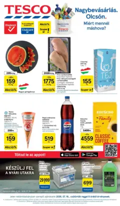 Tesco akciós újság - amely érvényes a következő dátumtól: 2026.07.16.