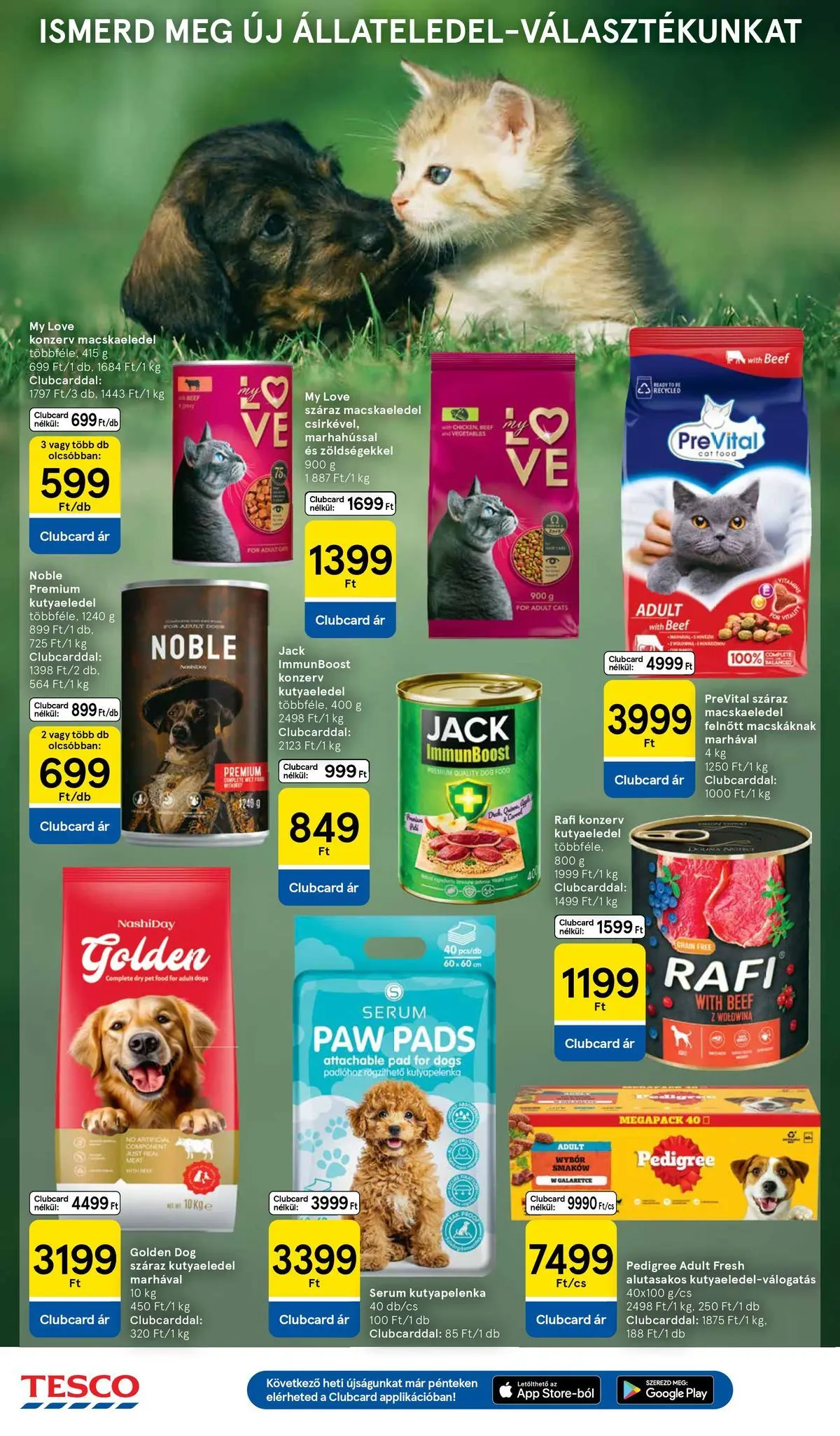 Tesco akciós újság - 2026.07.16.-tól - online | Oldal: 12 | Termékek: Macskaeledel, Kutyaeledel
