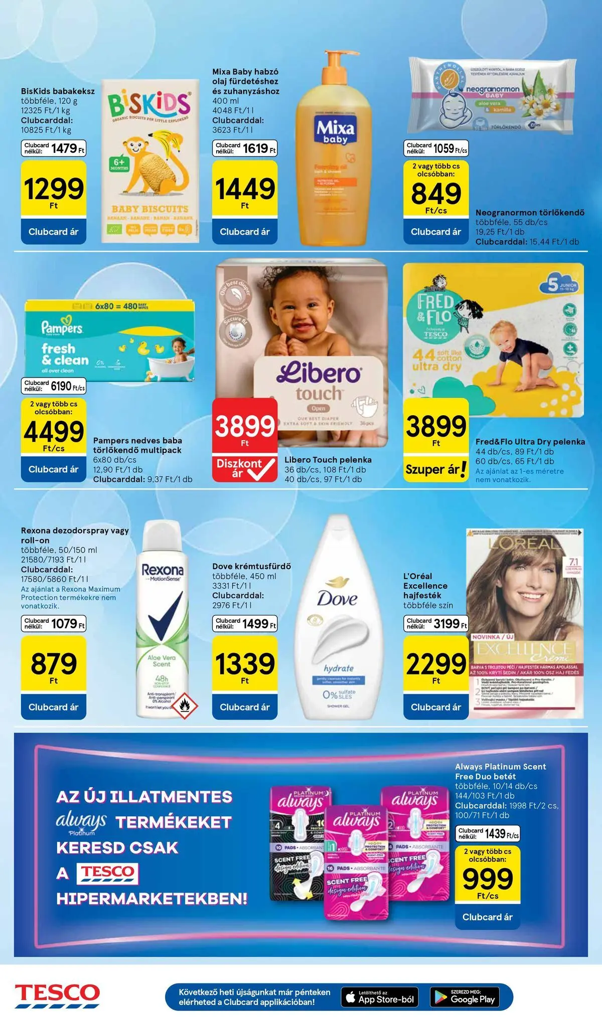 Tesco akciós újság - 2026.07.16.-tól - online | Oldal: 26 | Termékek: Pampers, Törlőkendő, Hajfesték, Pelenka