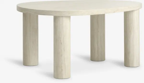 JYSK Măsuță cafea LUNDEBORG 68x85 aspect travertin
