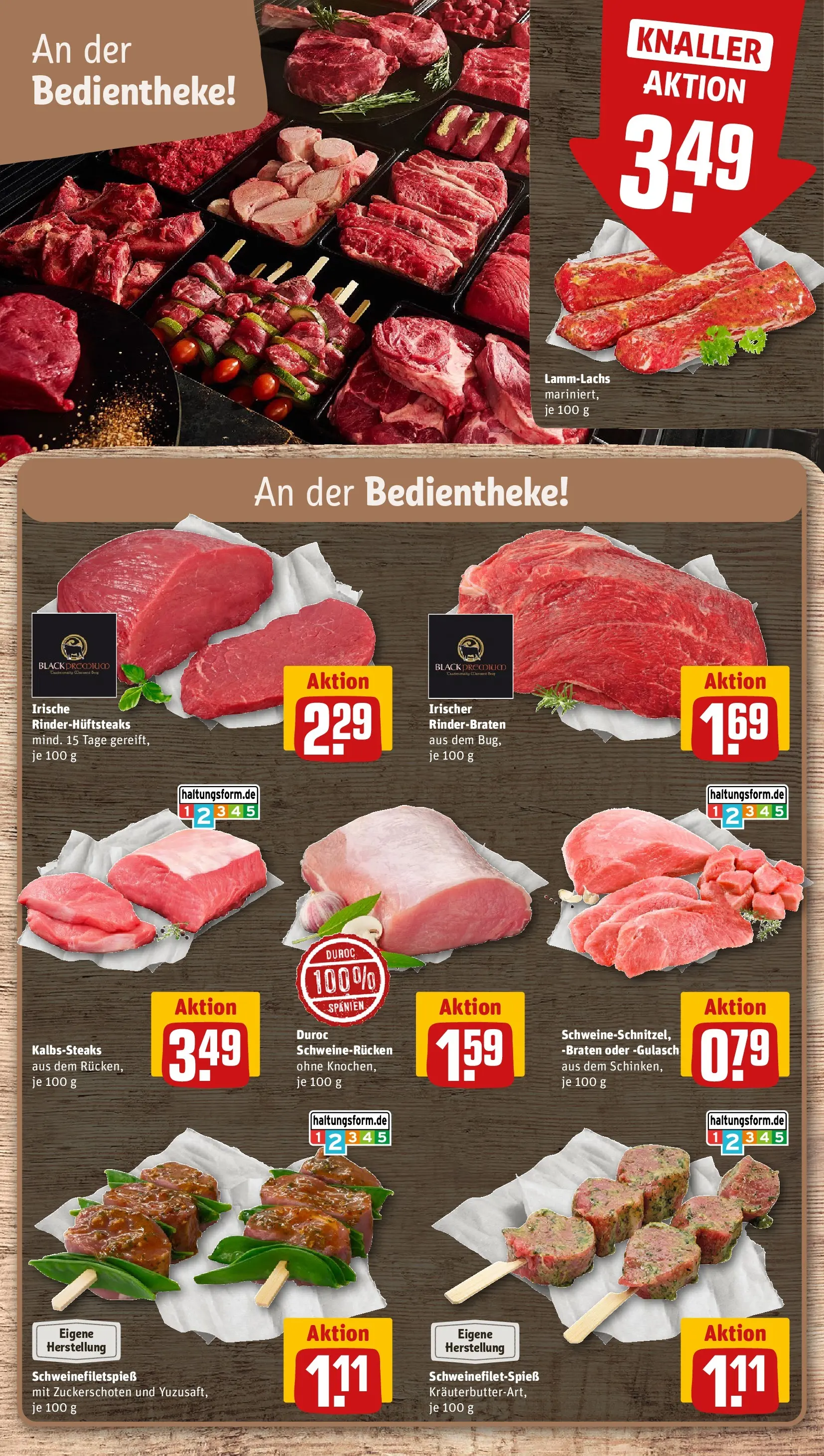 REWE Prospekt ab 20.07.2026 zum Blättern » Angebote | Seite: 10 | Produkte: Rinderbraten, Gulasch, Schweinerucken