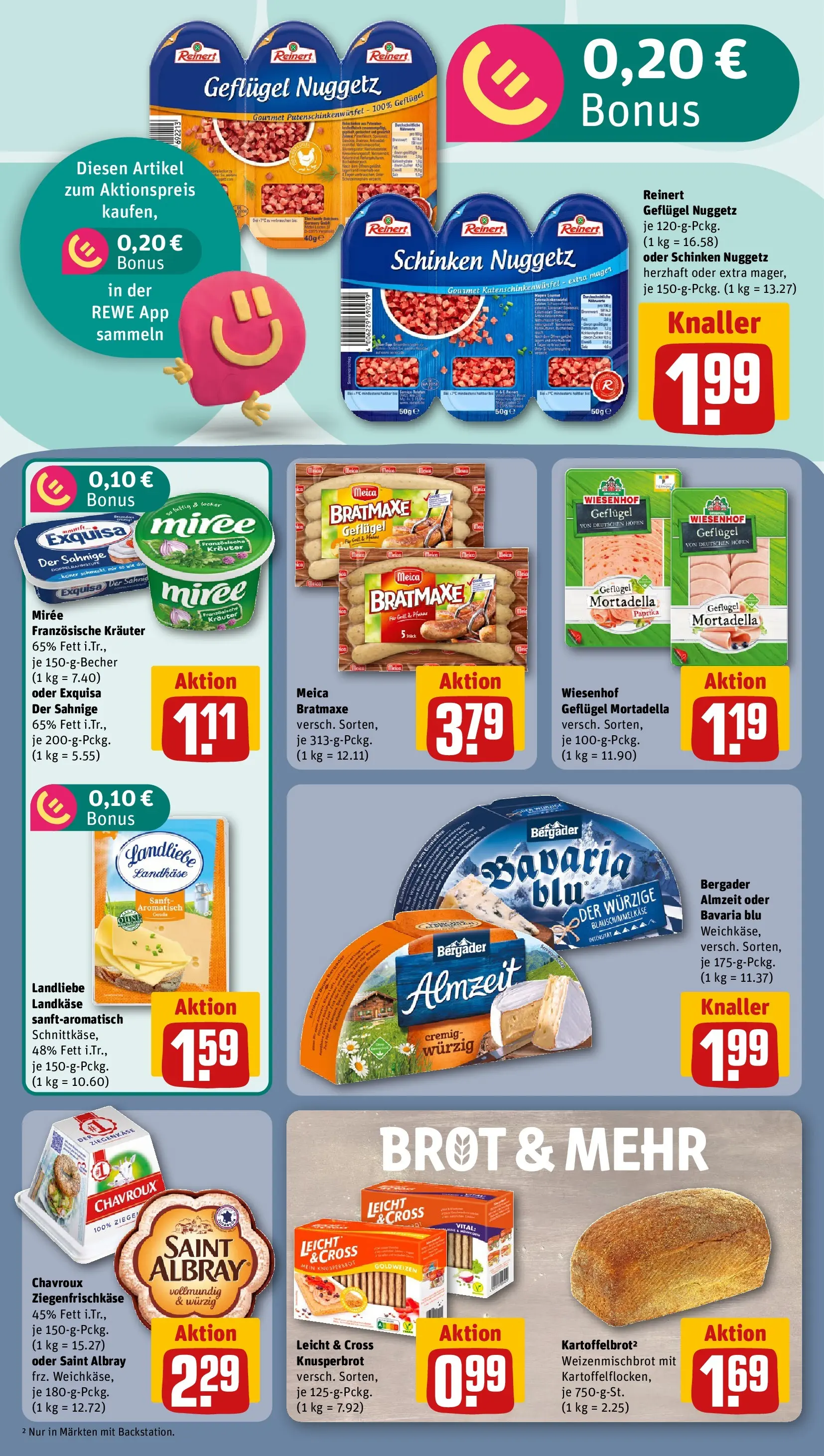 REWE Prospekt ab 20.07.2026 zum Blättern » Angebote | Seite: 12 | Produkte: Meica, Exquisa, Brot, Schinken