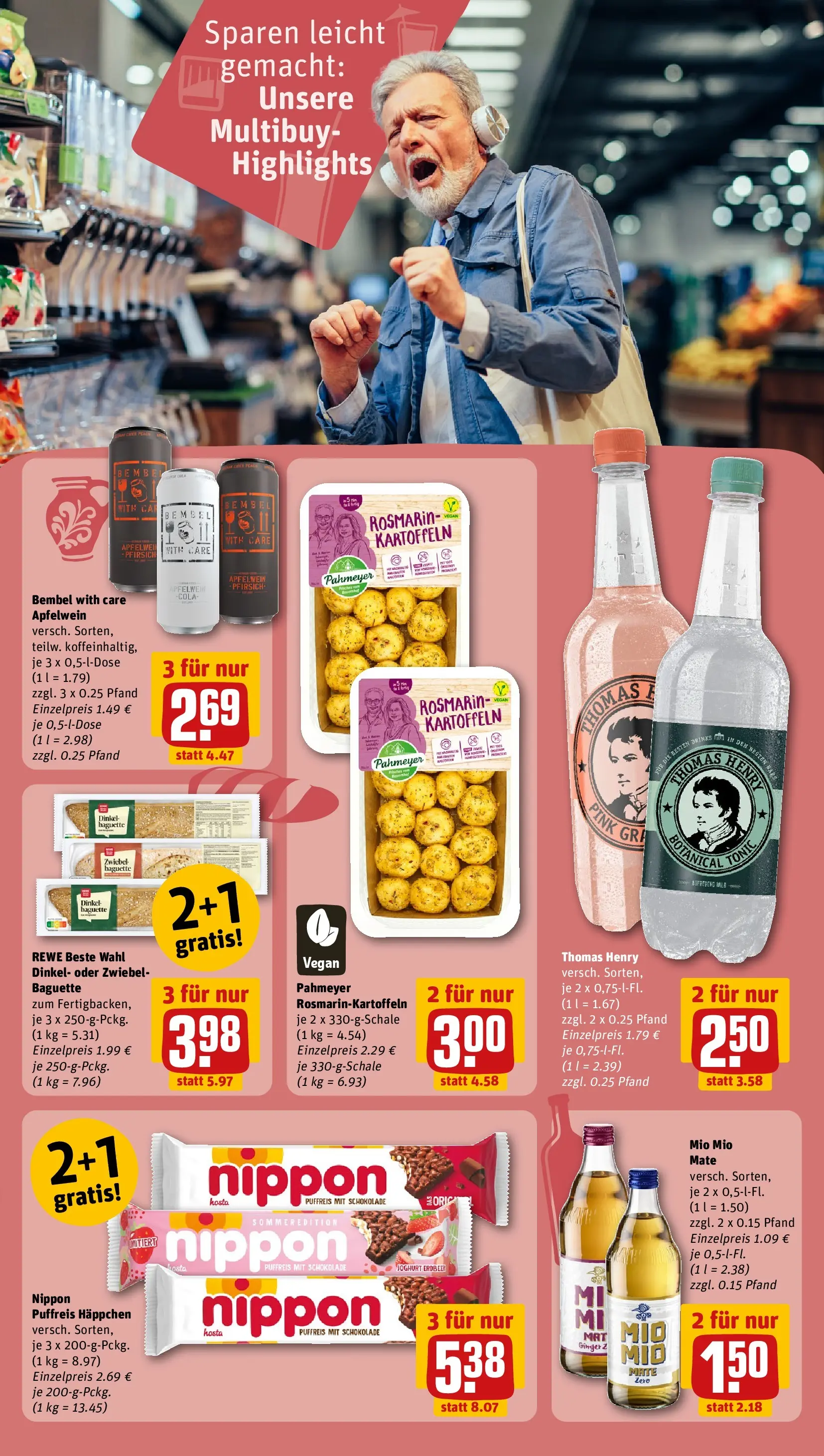REWE Prospekt ab 20.07.2026 zum Blättern » Angebote | Seite: 20 | Produkte: Schokolade, Baguette, Kartoffeln, Pfirsich