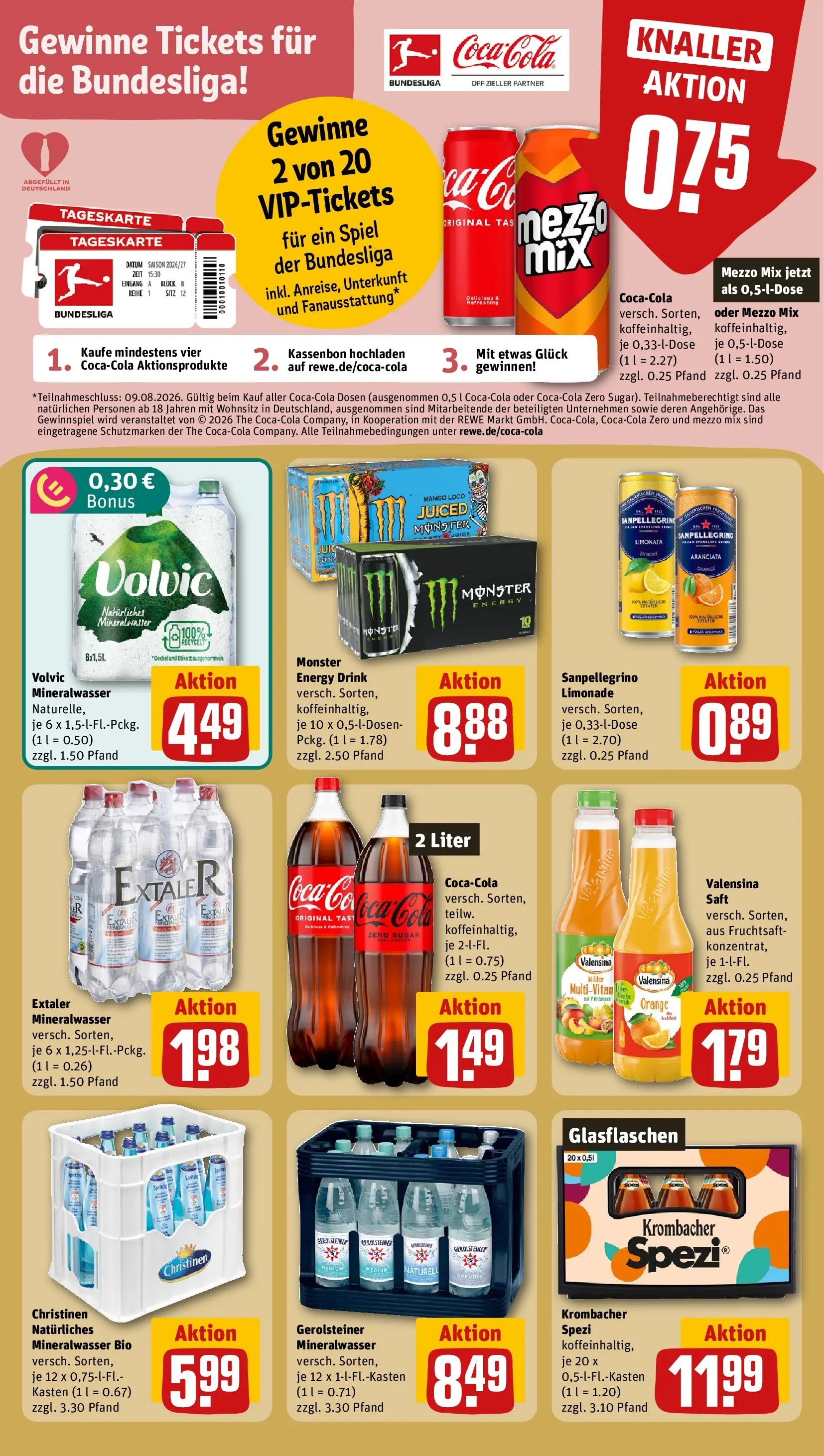 REWE Prospekt ab 20.07.2026 zum Blättern » Angebote | Seite: 20 | Produkte: Mezzo mix, Energy, Zitrone, Oder mezzo mix