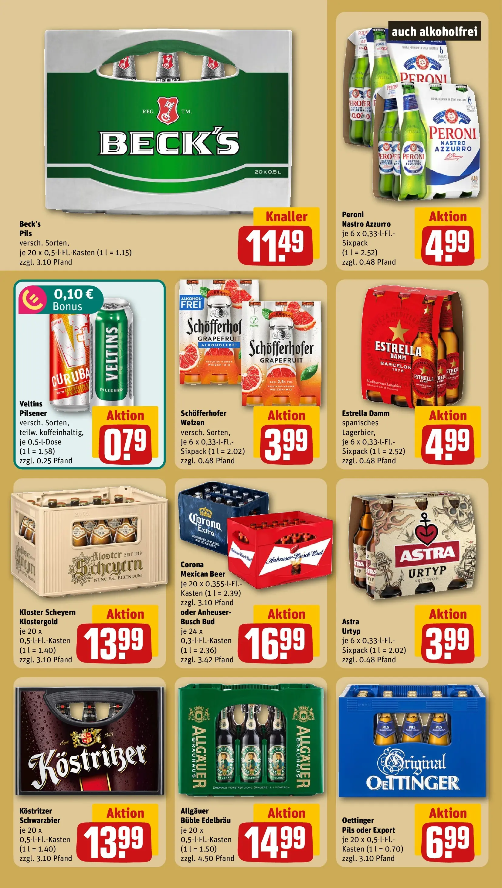 REWE Prospekt ab 20.07.2026 zum Blättern » Angebote | Seite: 19 | Produkte: Kostritzer, Oettinger, Grapefruit, Veltins