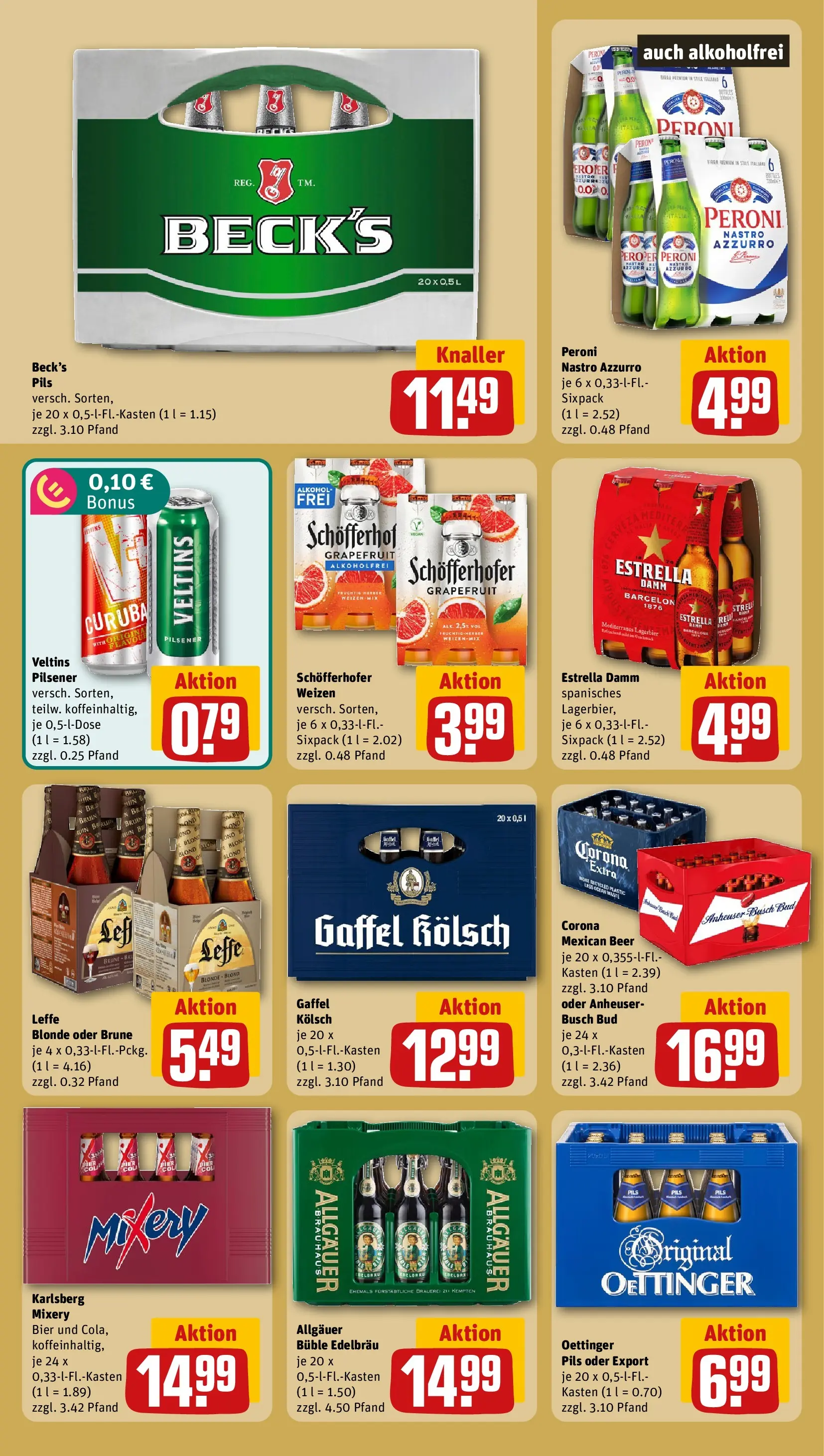REWE Prospekt ab 20.07.2026 zum Blättern » Angebote | Seite: 23 | Produkte: Oettinger, Grapefruit, Mixery, Veltins