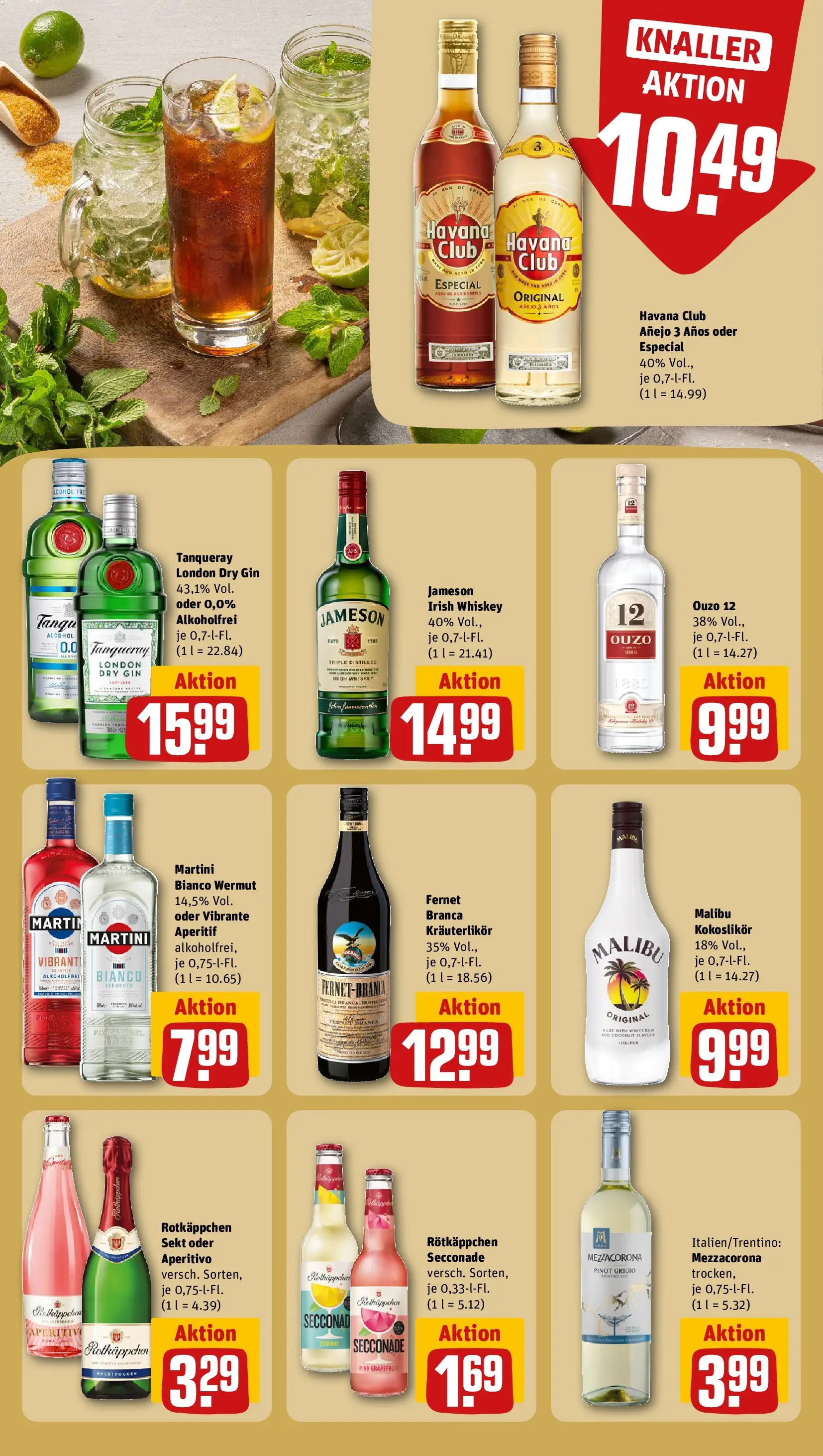 REWE Prospekt ab 20.07.2026 zum Blättern » Angebote | Seite: 24 | Produkte: Rotkappchen sekt, Rum, Jameson, Grapefruit