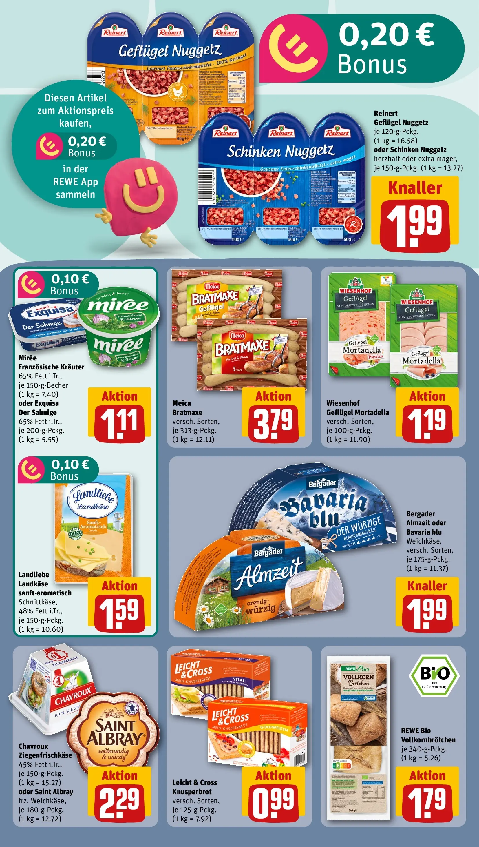 REWE Prospekt ab 20.07.2026 zum Blättern » Angebote | Seite: 14 | Produkte: Grill, Ziegenkäse, Meica, Exquisa