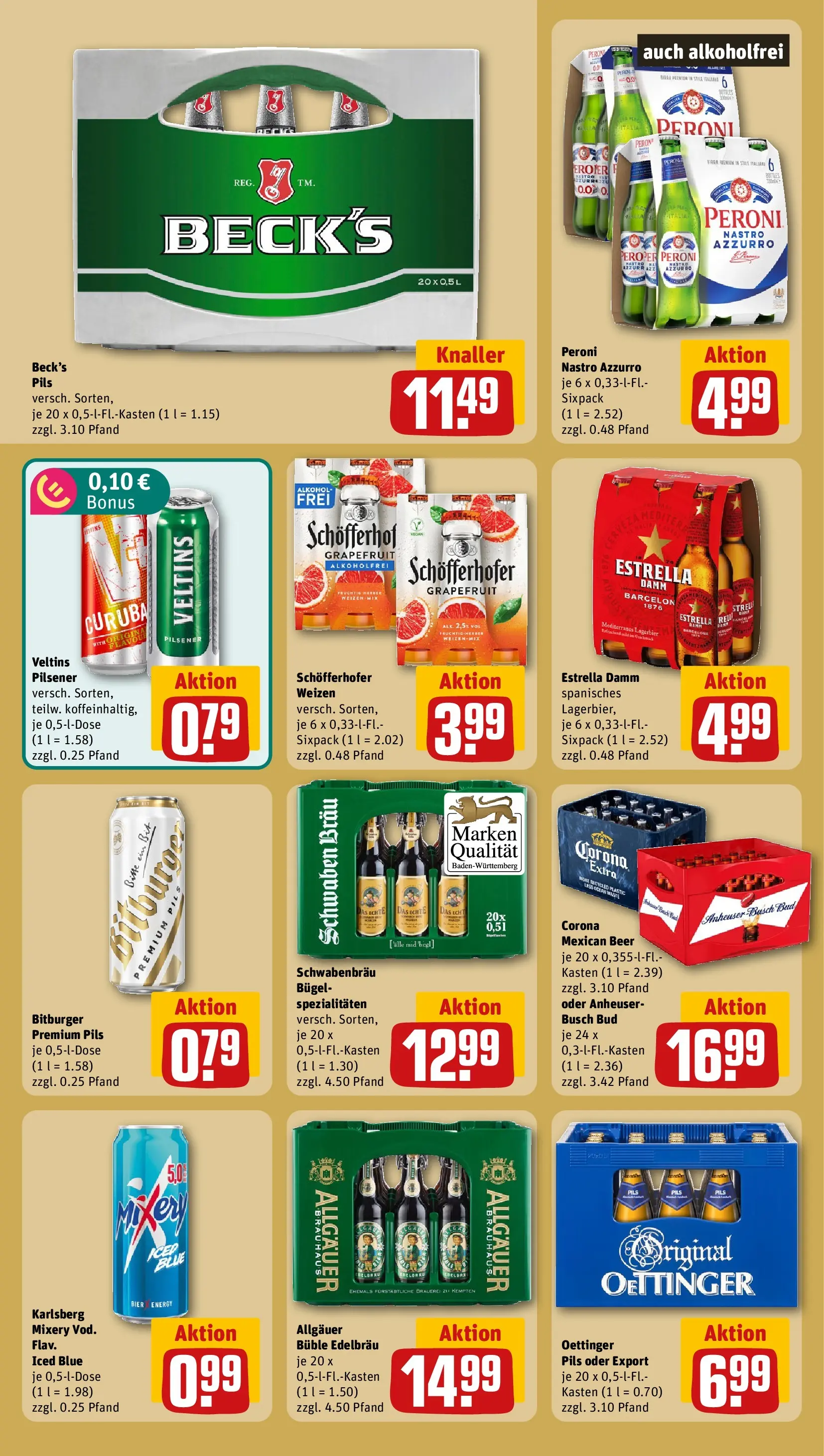REWE Prospekt ab 20.07.2026 zum Blättern » Angebote | Seite: 21 | Produkte: Bitburger, Energy, Pils, Grapefruit
