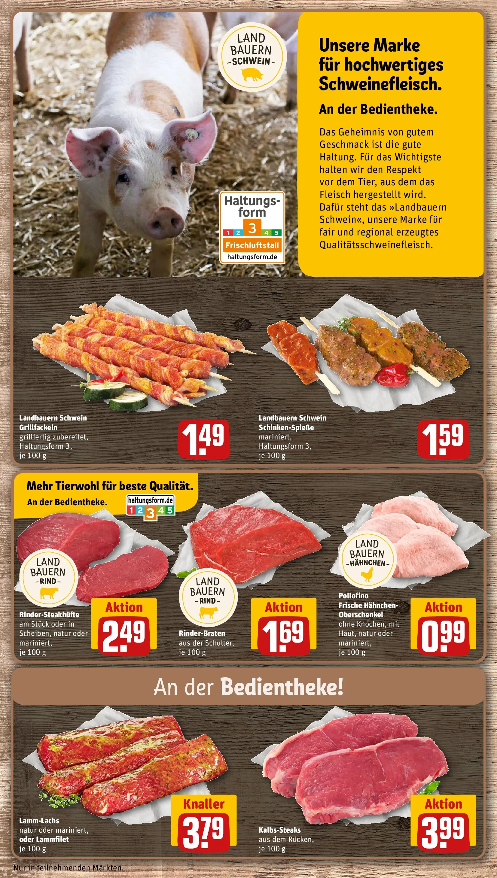 REWE Prospekt ab 20.07.2026 zum Blättern » Angebote | Seite: 10 | Produkte: Rinderbraten, Hahnchen, Fleisch
