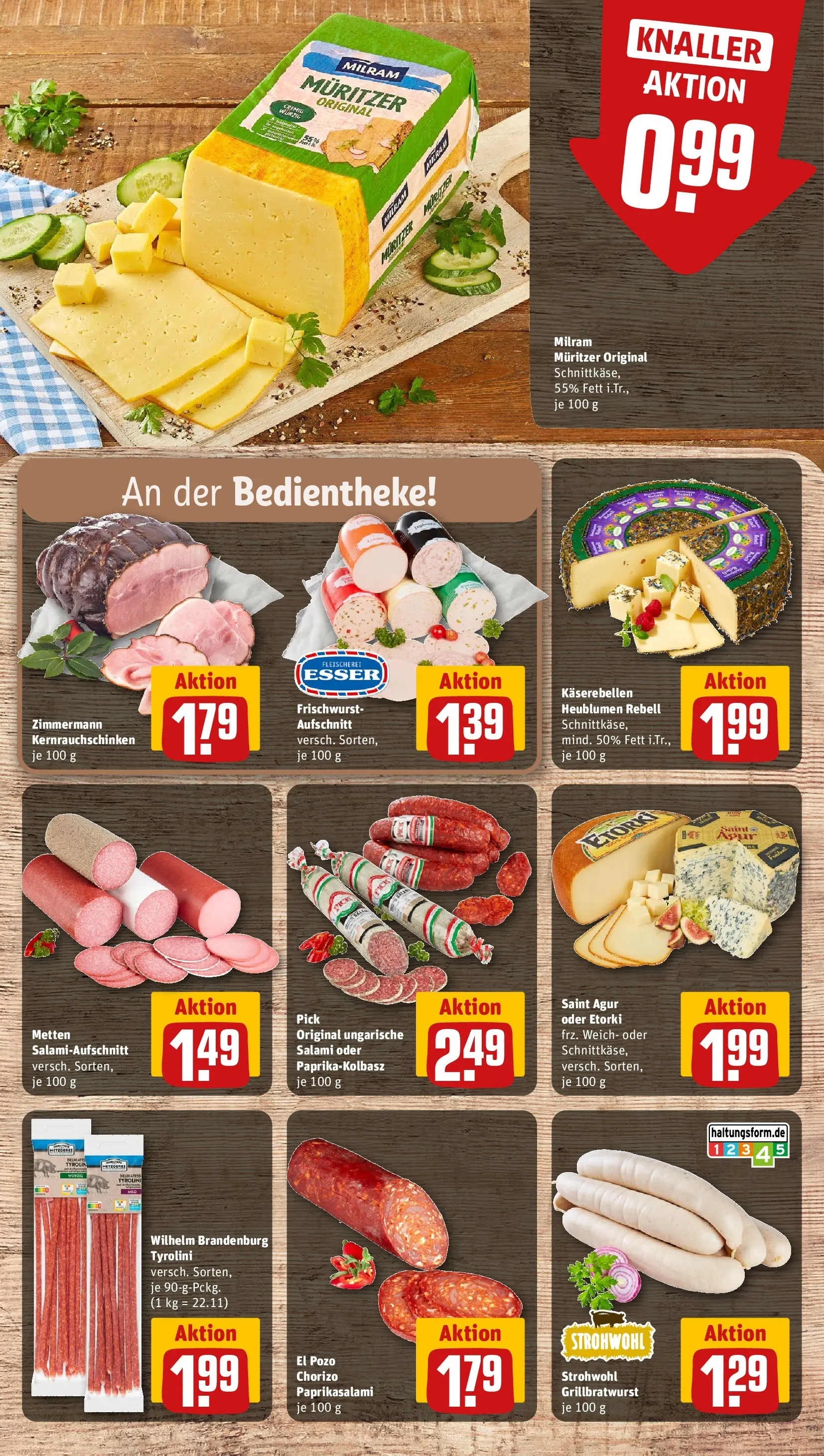 REWE Prospekt ab 20.07.2026 zum Blättern » Angebote | Seite: 12 | Produkte: Milram, Salami