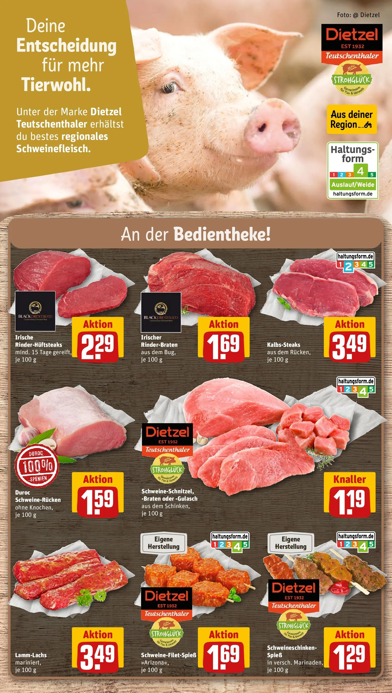 REWE Prospekt ab 20.07.2026 zum Blättern » Angebote | Seite: 10 | Produkte: Rinderbraten, Gulasch, Schweinerucken
