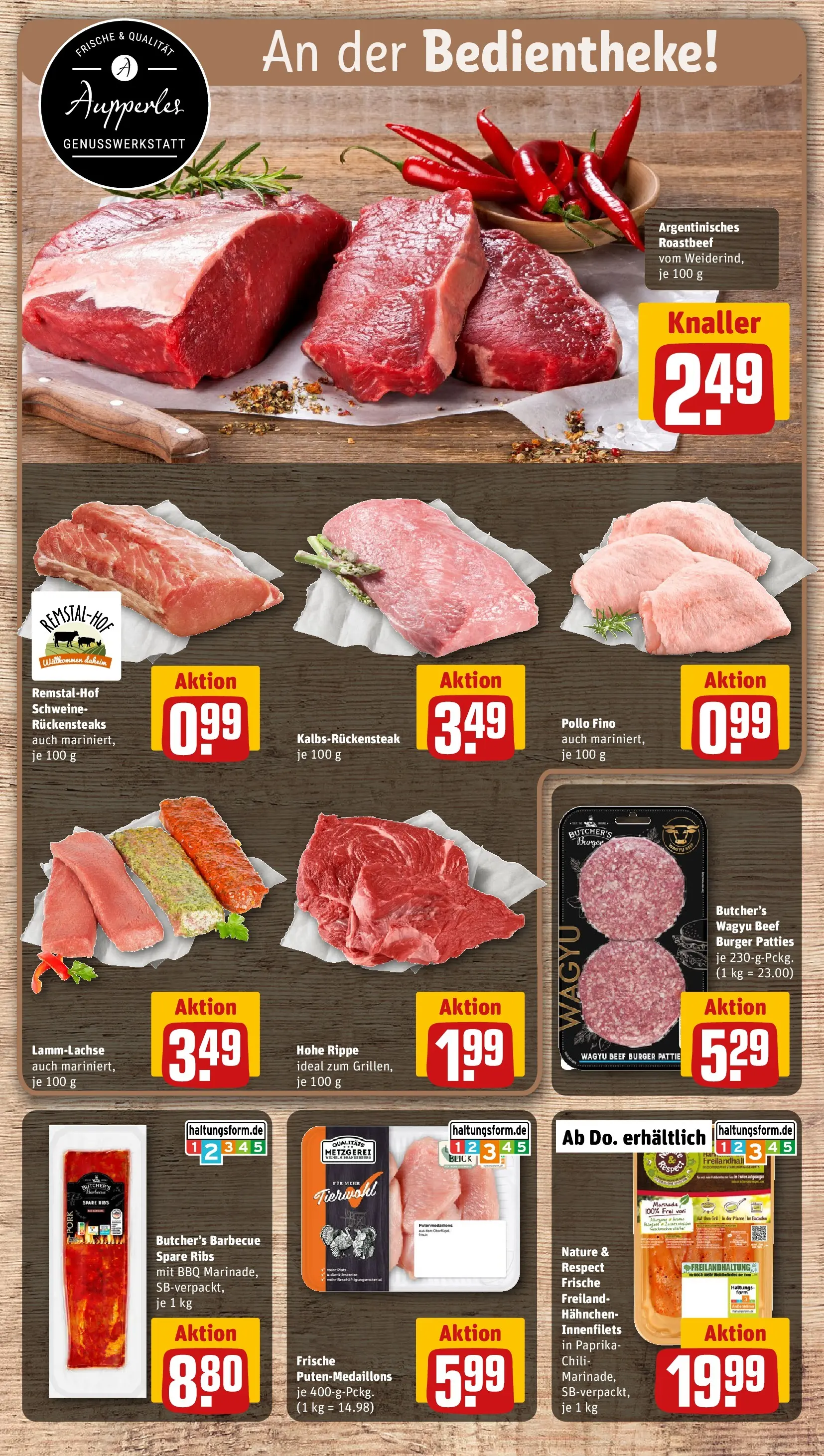 REWE Prospekt ab 20.07.2026 zum Blättern » Angebote | Seite: 10 | Produkte: Hahnchen, Roastbeef, Paprika, Chili
