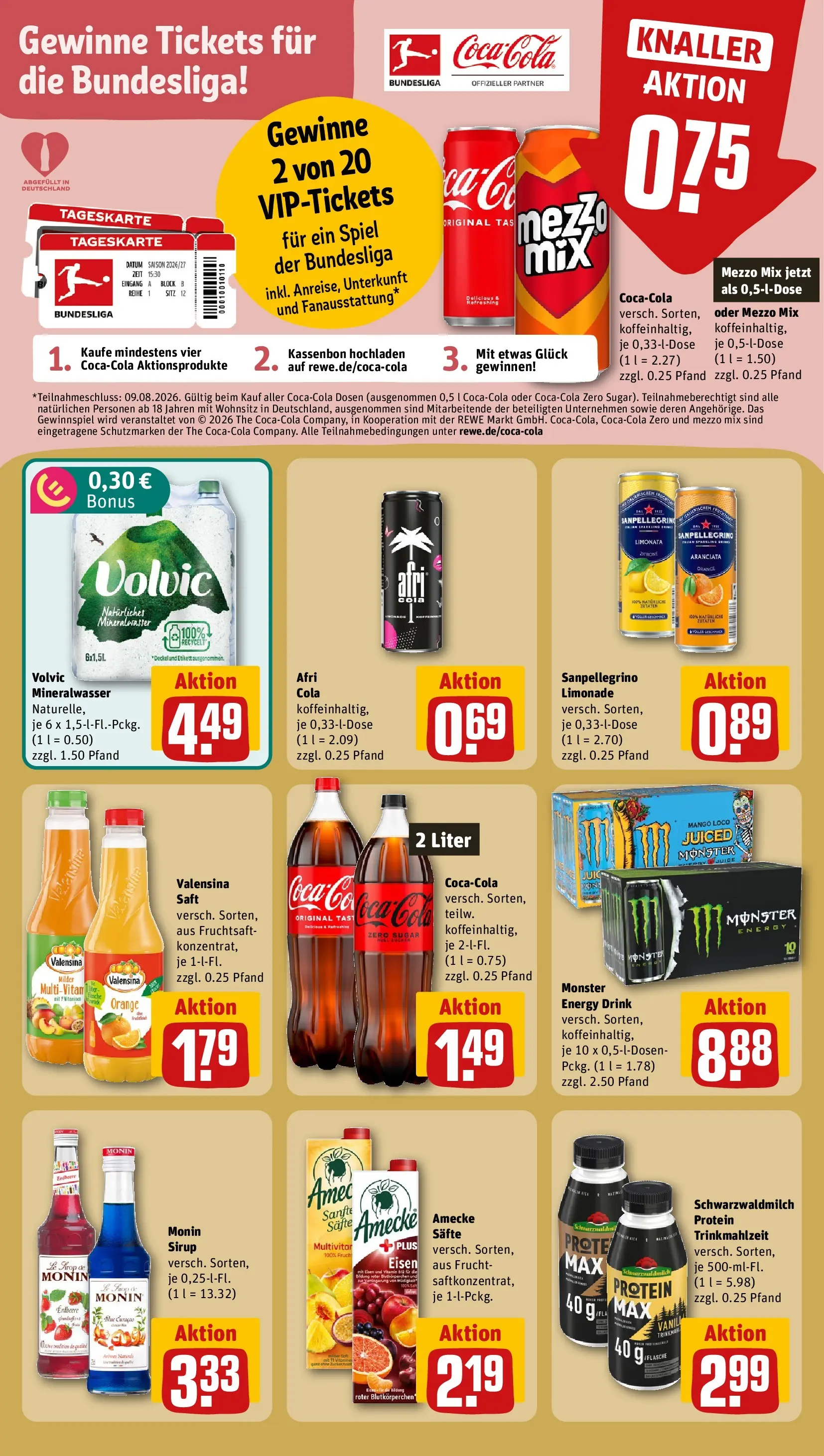 REWE Prospekt ab 20.07.2026 zum Blättern » Angebote | Seite: 20 | Produkte: Energy, Limonade, Sirup, Fruchtsaft