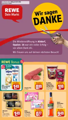 Rewe Prospekt Altdorf ab 20.07.2026 gültig