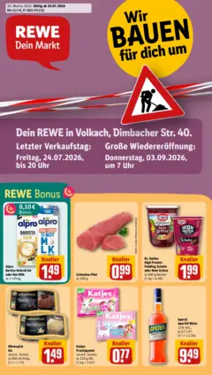 Rewe Prospekt Volkach ab 20.07.2026 gültig