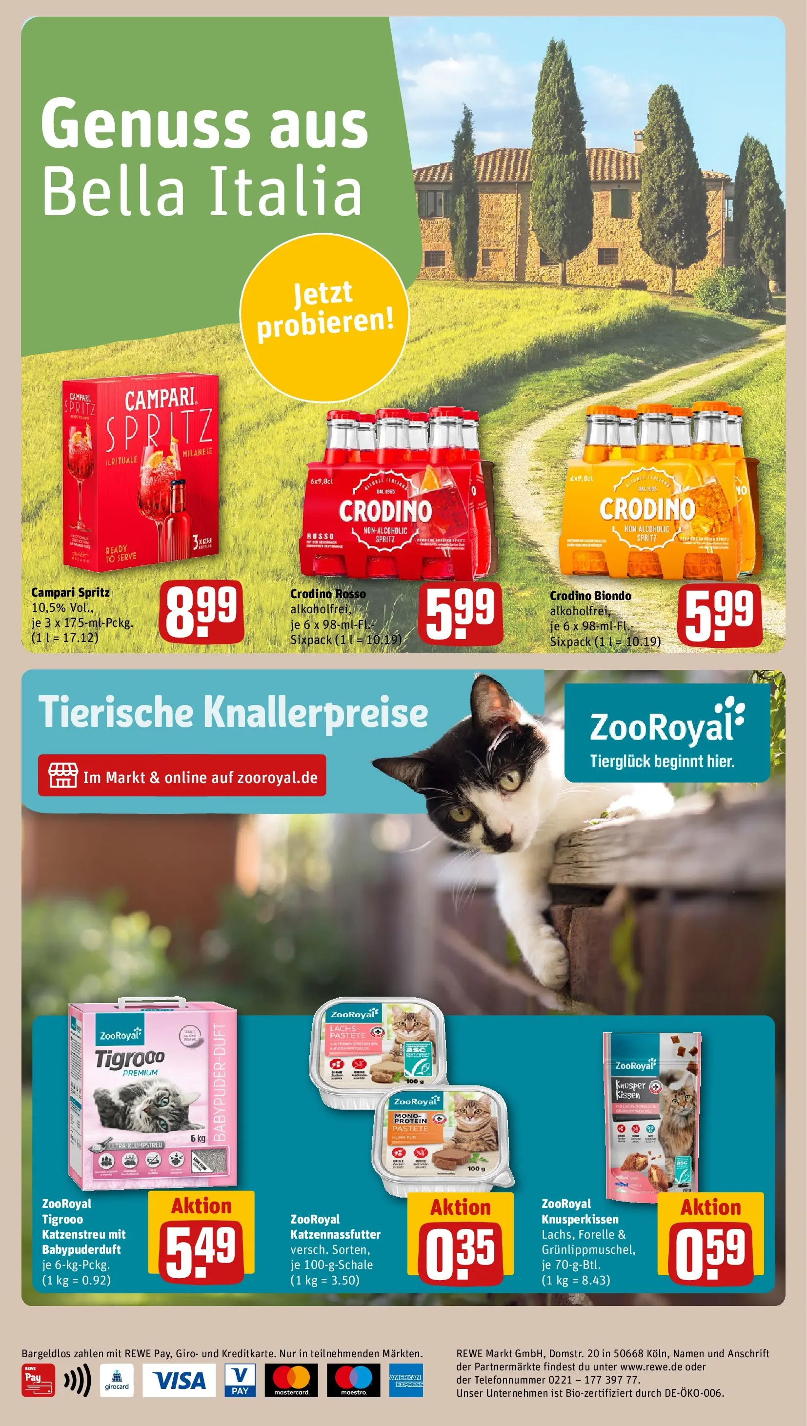 REWE Prospekt ab 20.07.2026 zum Blättern » Angebote | Seite: 26 | Produkte: Kissen, Campari, Duft