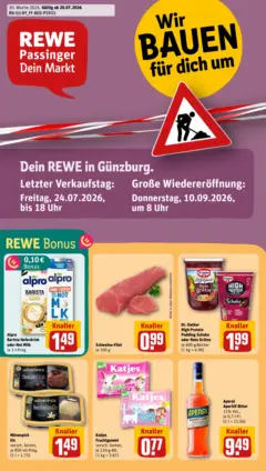 Rewe Prospekt Günzburg ab 20.07.2026 gültig Rewe Prospekt Günzburg ab 20.07.2026 gültig
