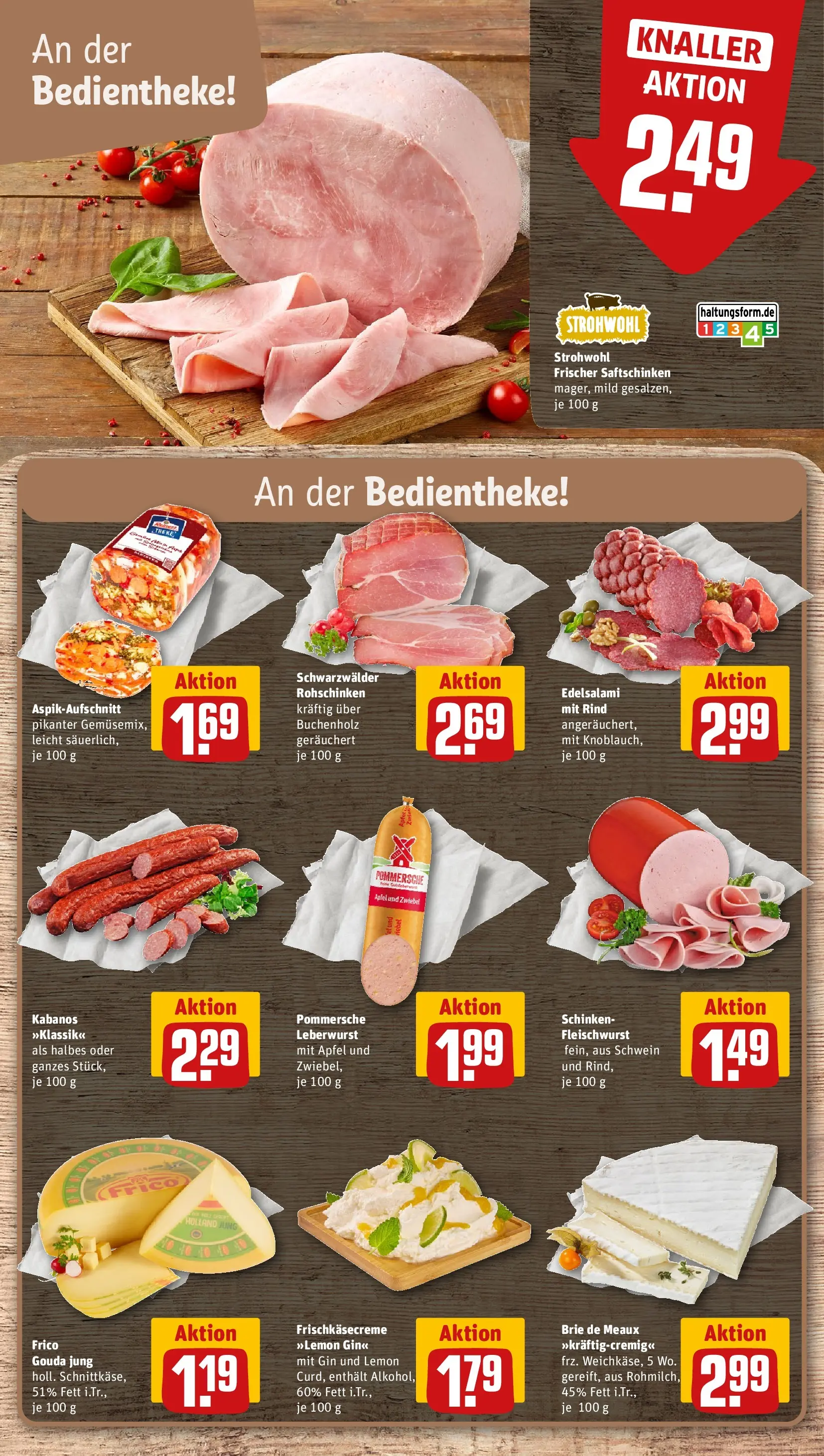 REWE Prospekt ab 20.07.2026 zum Blättern » Angebote | Seite: 11 | Produkte: Gouda, Äpfel, Schinken, Gin