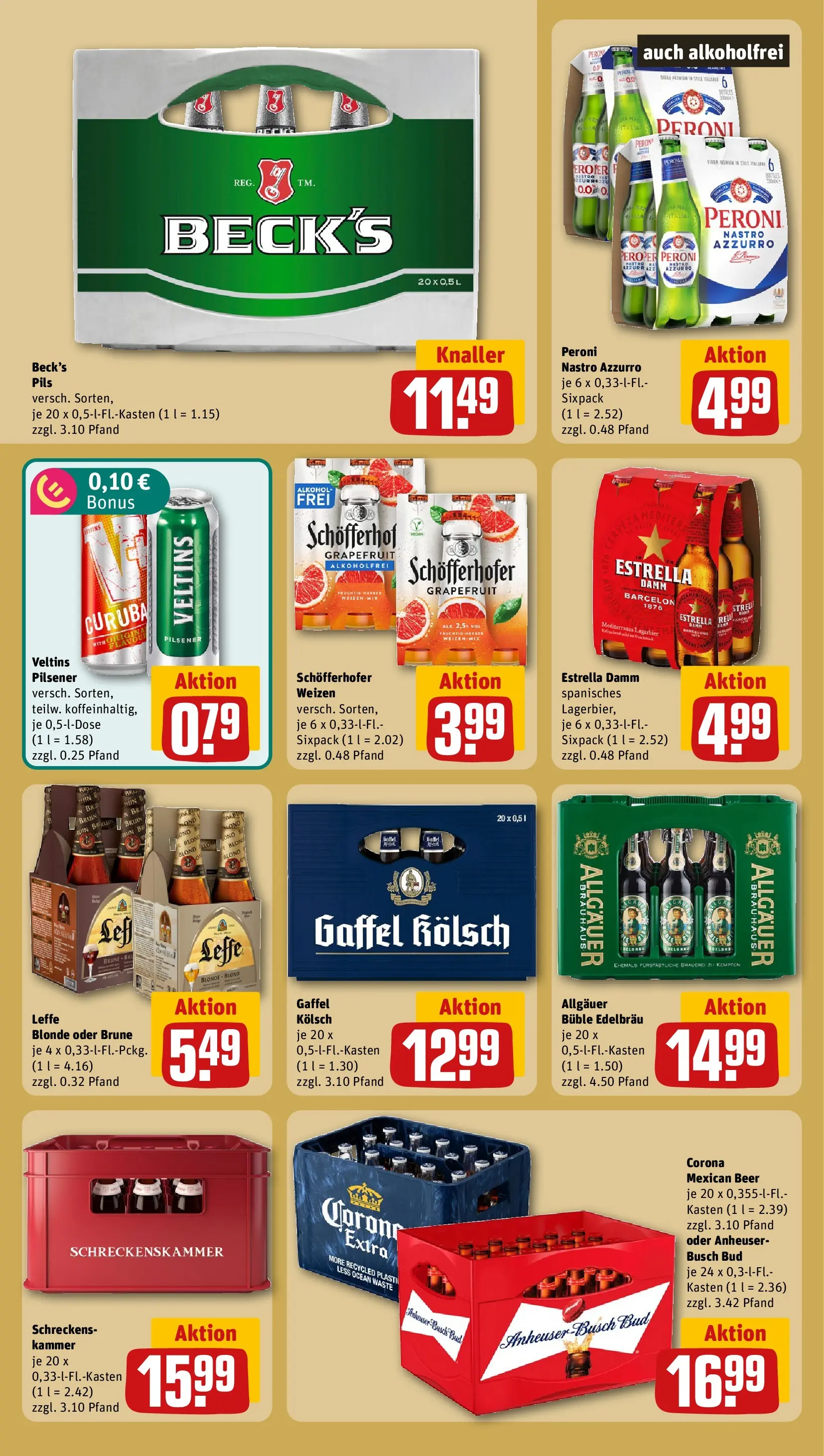 REWE Prospekt ab 20.07.2026 zum Blättern » Angebote | Seite: 21 | Produkte: Pils, Grapefruit, Veltins