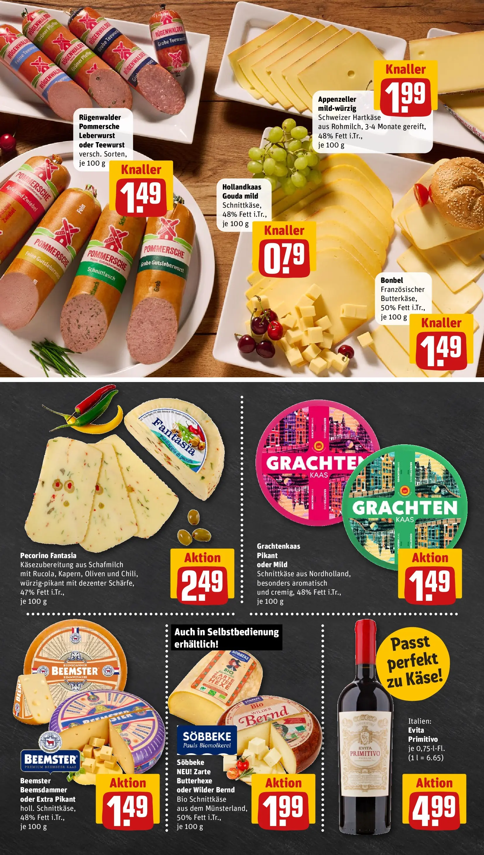 REWE Prospekt ab 20.07.2026 zum Blättern » Angebote | Seite: 9 | Produkte: Käse, Gouda, Äpfel, Pfeffer
