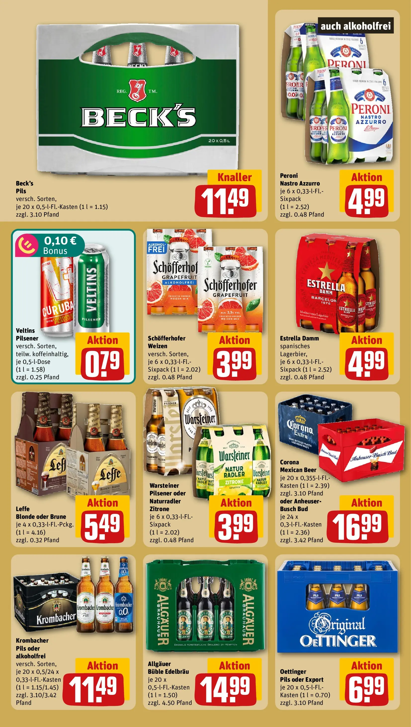 REWE Prospekt ab 20.07.2026 zum Blättern » Angebote | Seite: 21 | Produkte: Pils, Grapefruit, Radler, Krombacher