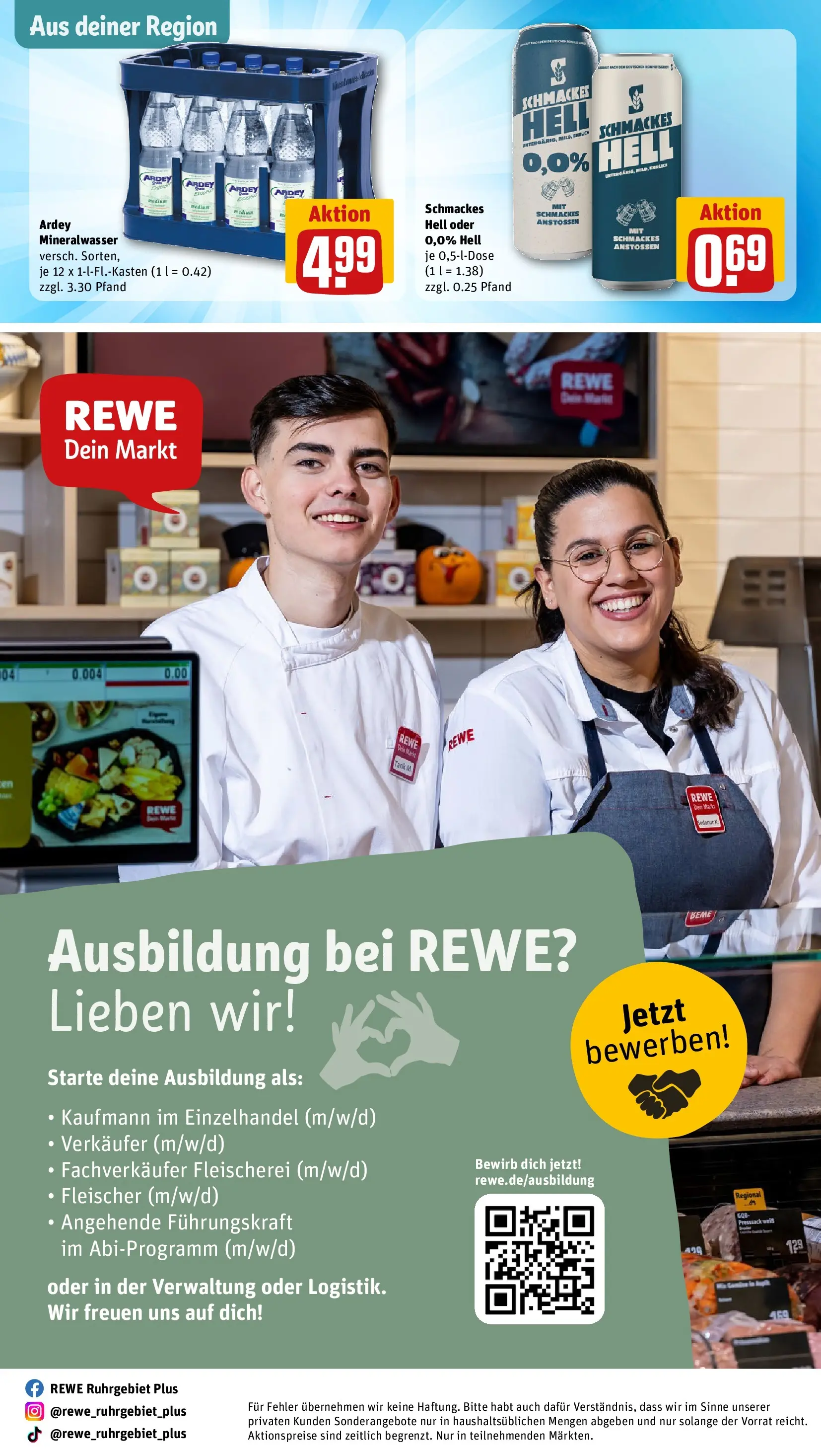 REWE Prospekt ab 20.07.2026 zum Blättern » Angebote | Seite: 32 | Produkte: Mineralwasser