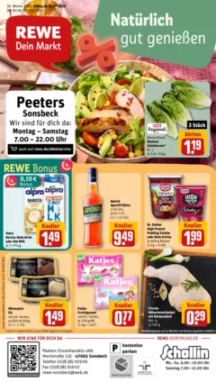 Rewe Prospekt Sonsbeck ab 20.07.2026 gültig