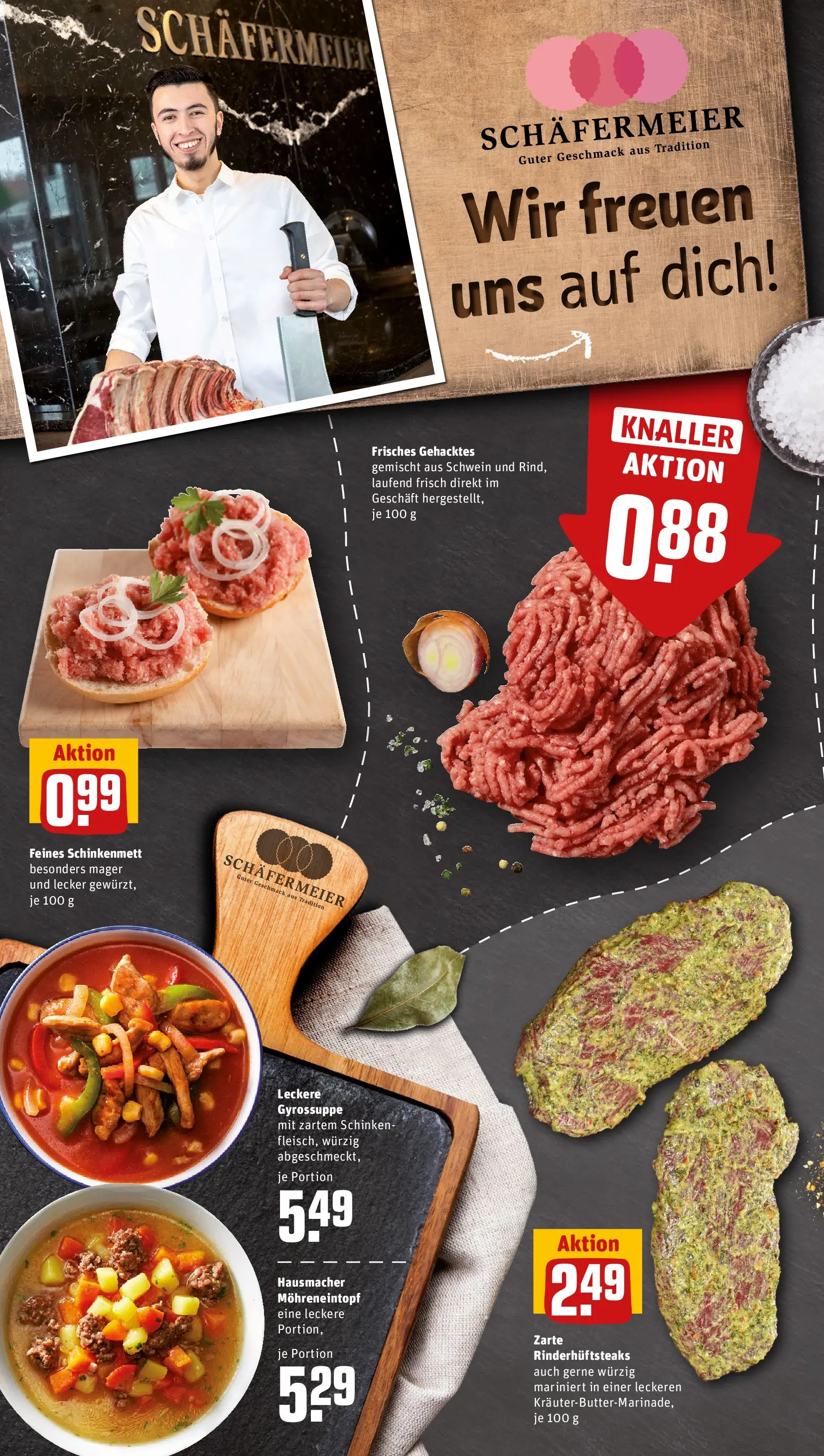REWE Prospekt ab 20.07.2026 zum Blättern » Angebote | Seite: 6 | Produkte: Schinken