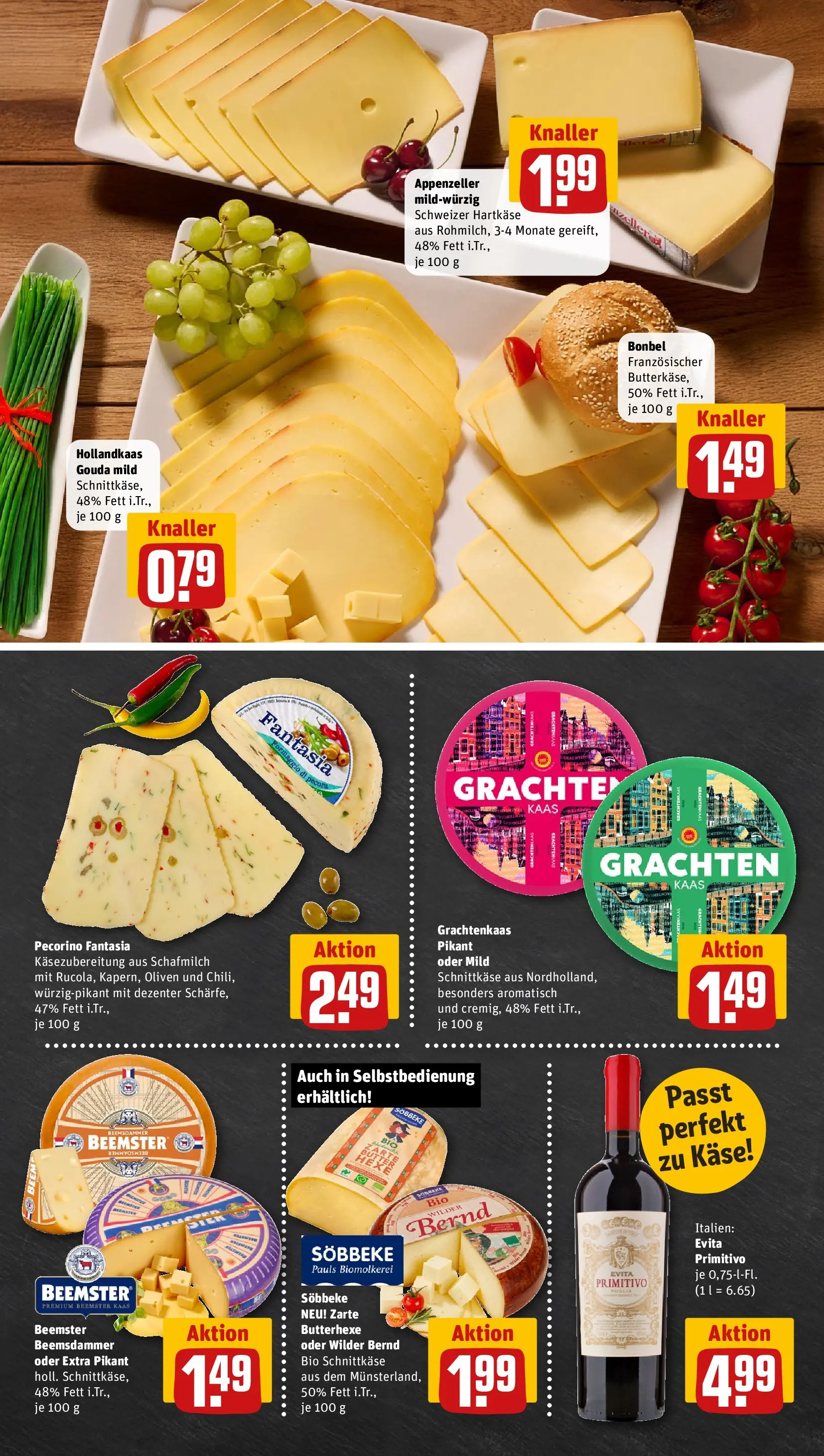 REWE Prospekt ab 20.07.2026 zum Blättern » Angebote | Seite: 9 | Produkte: Butter, Käse, Gouda