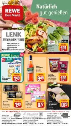 Rewe Prospekt Velbert ab 20.07.2026 gültig